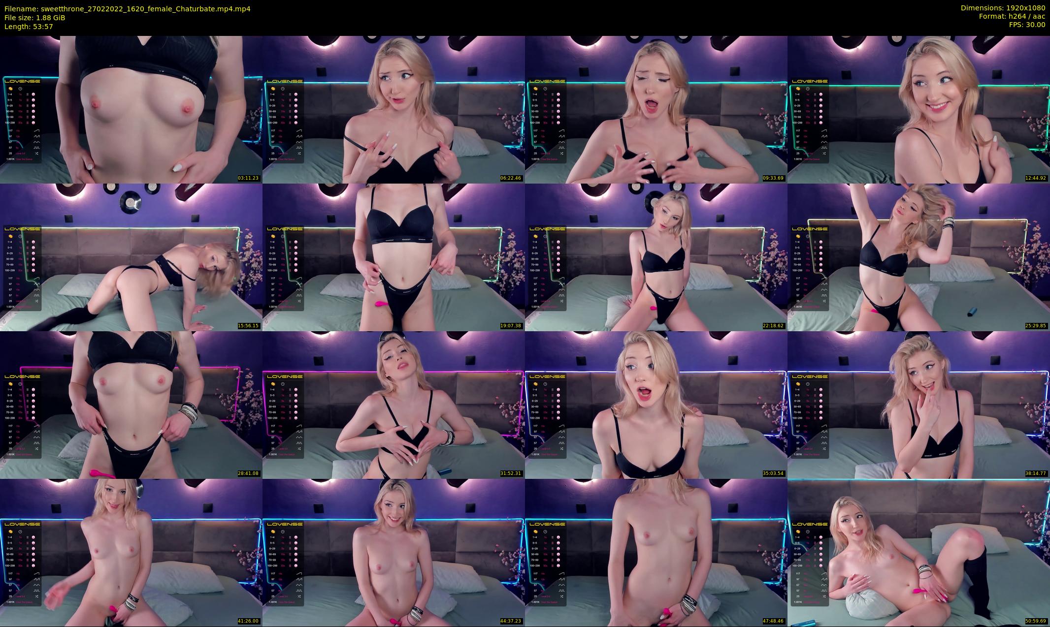 sweetthrone — 54 minute Chaturbate couple cam show recording, 1080p, Feb 27, 2022