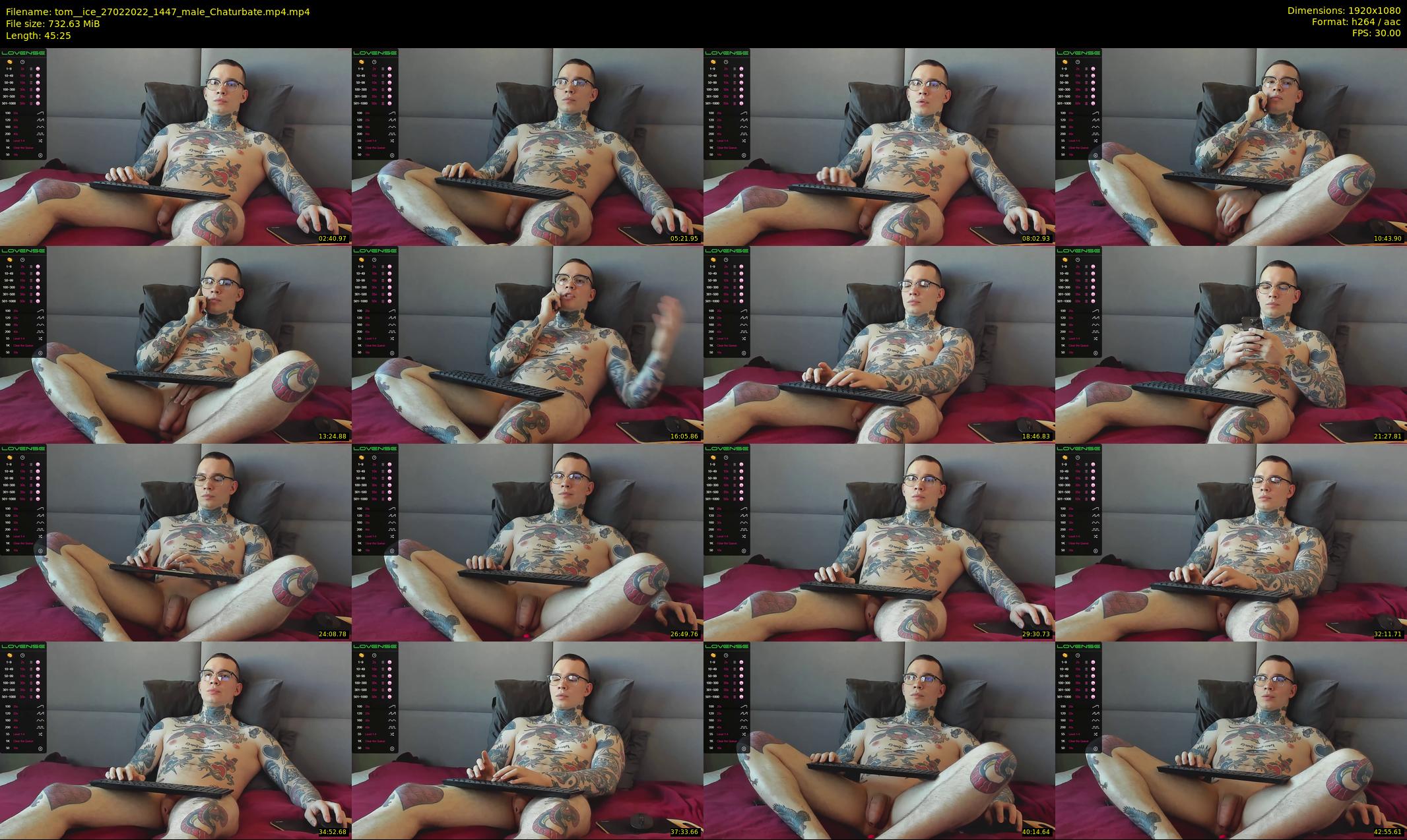 tom__ice — 46 minute Chaturbate male cam show recording, 1080p, Feb 27, 2022
