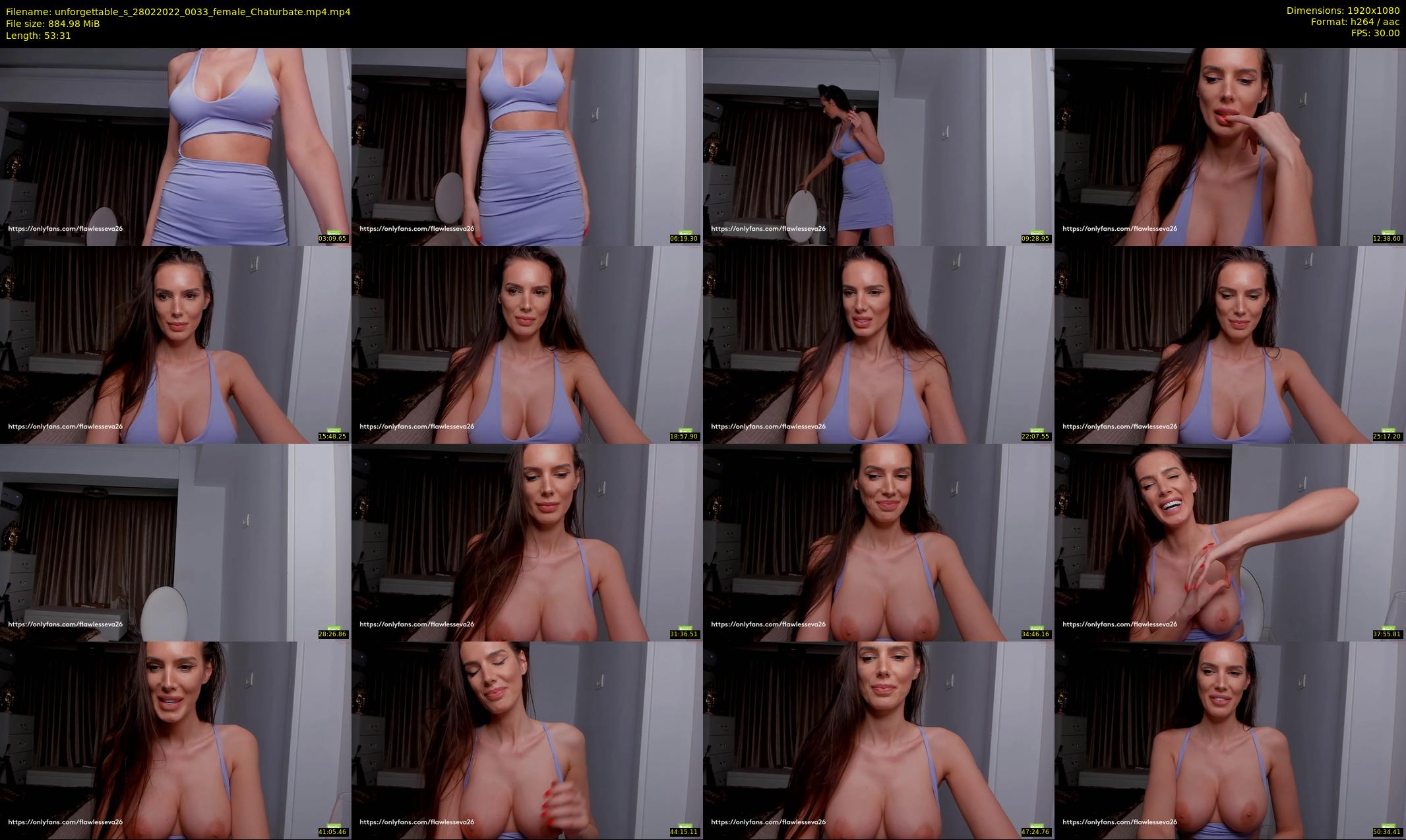 unforgettable_s — 54 minute Chaturbate female cam show recording, 1080p, Feb 28, 2022