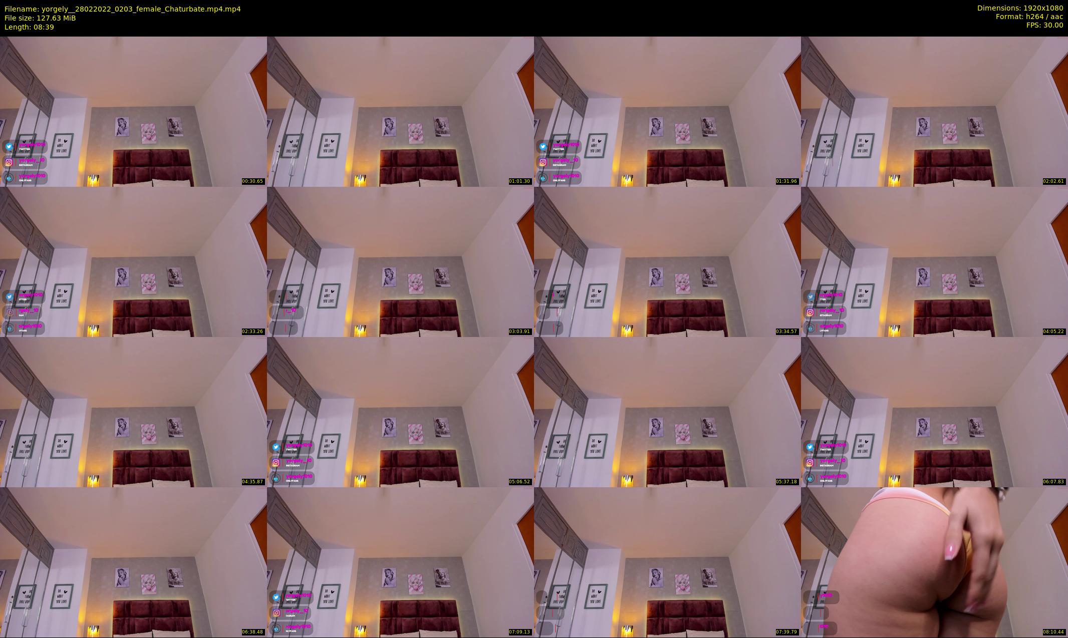 yorgely_ — 9 minute Chaturbate female cam show recording, 1080p, Feb 28, 2022