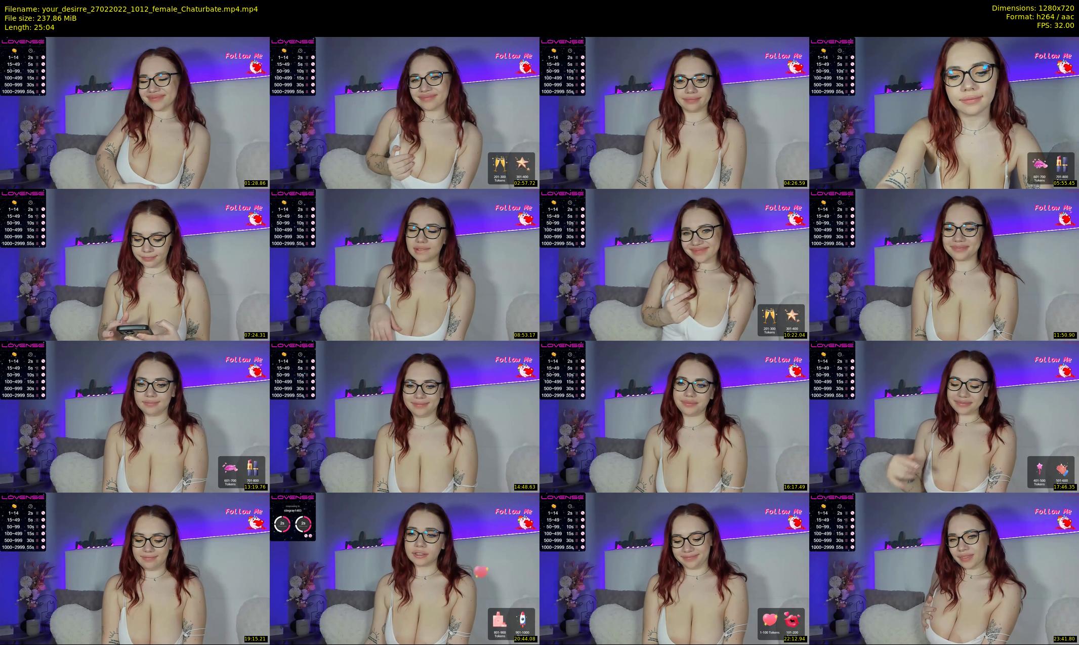 your_desirre — 26 minute Chaturbate female cam show recording, 720p, Feb 27, 2022