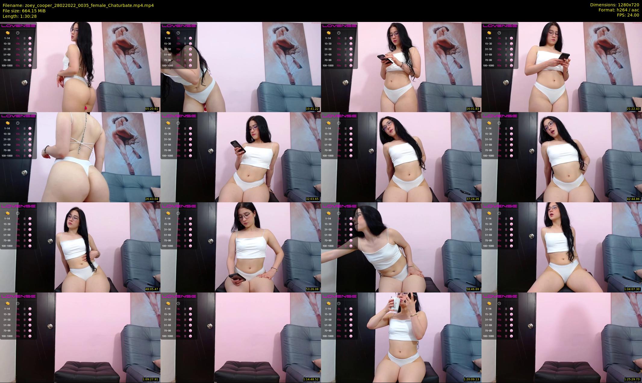 zoey_cooper — 91 minute Chaturbate female cam show recording, 720p, Feb 28, 2022