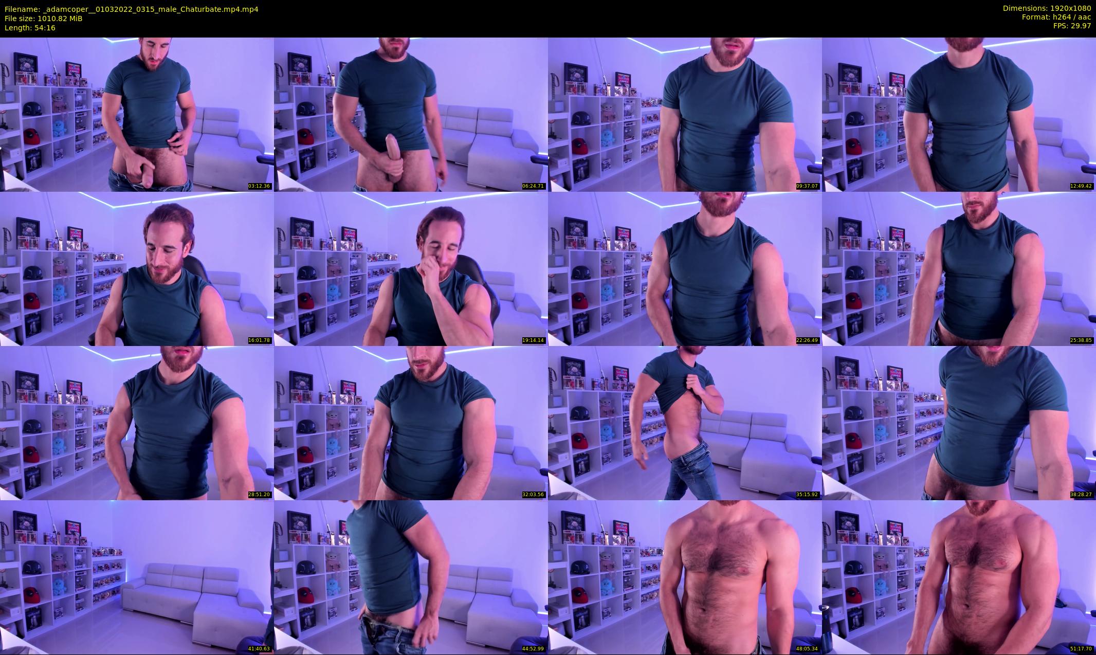 _adamcoper_ — 55 minute Chaturbate male cam show recording, 1080p, Mar 1, 2022