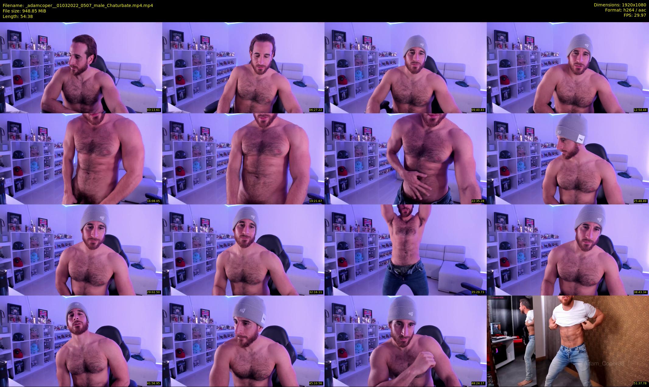 _adamcoper_ — 55 minute Chaturbate male cam show recording, 1080p, Mar 1, 2022