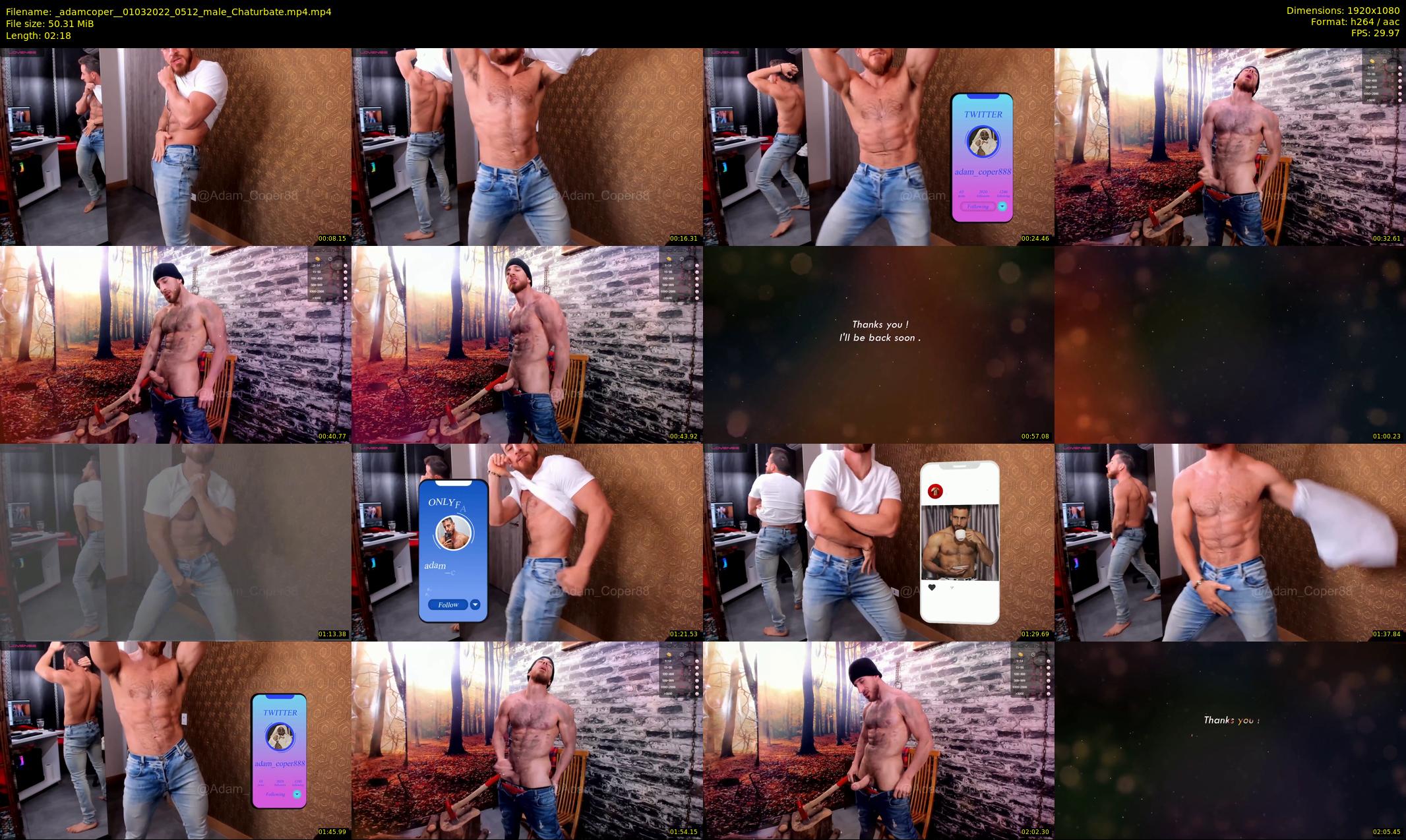 _adamcoper_ — 3 minute Chaturbate male cam show recording, 1080p, Mar 1, 2022