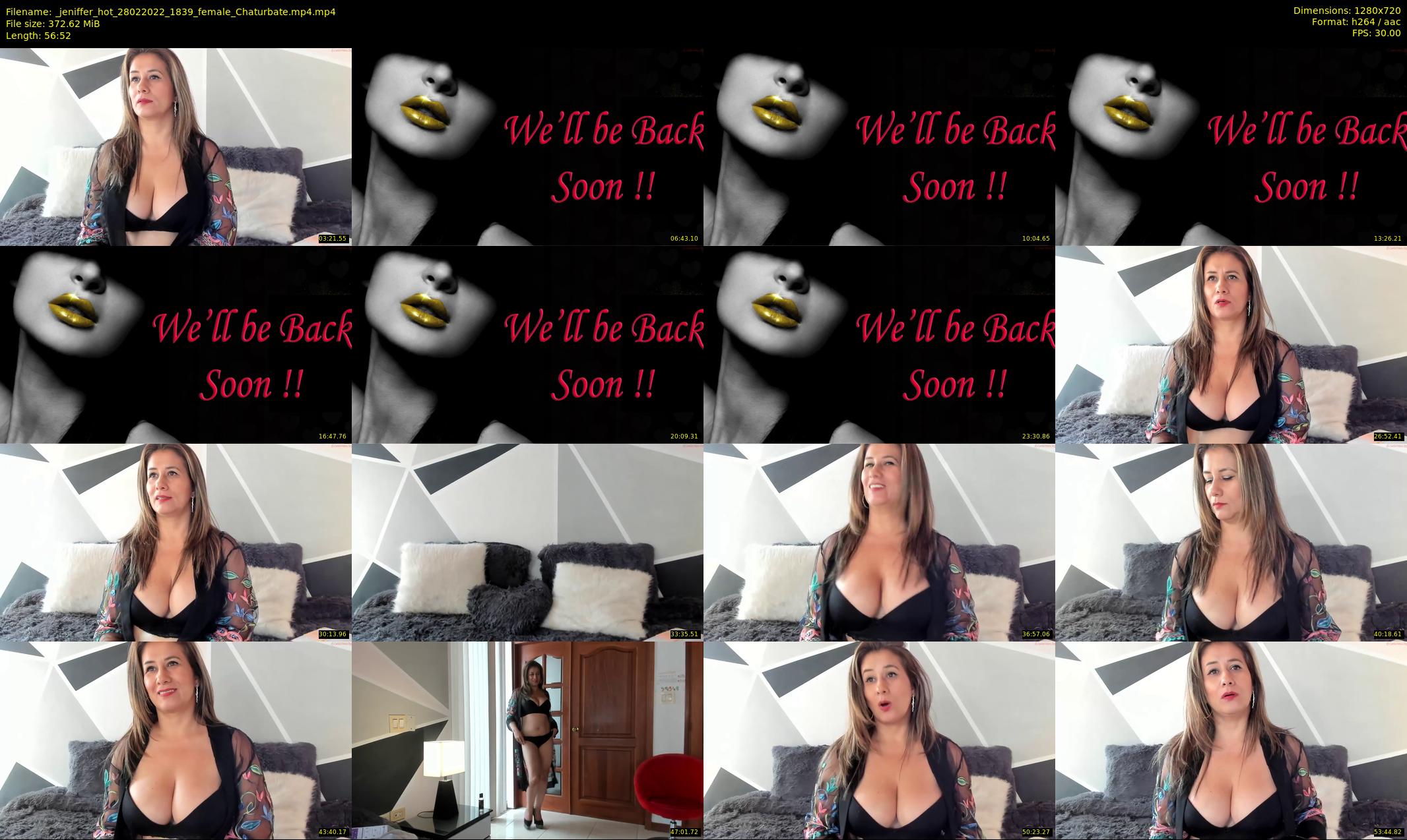 _jeniffer_hot — 57 minute Chaturbate female cam show recording, 720p, Feb 28, 2022
