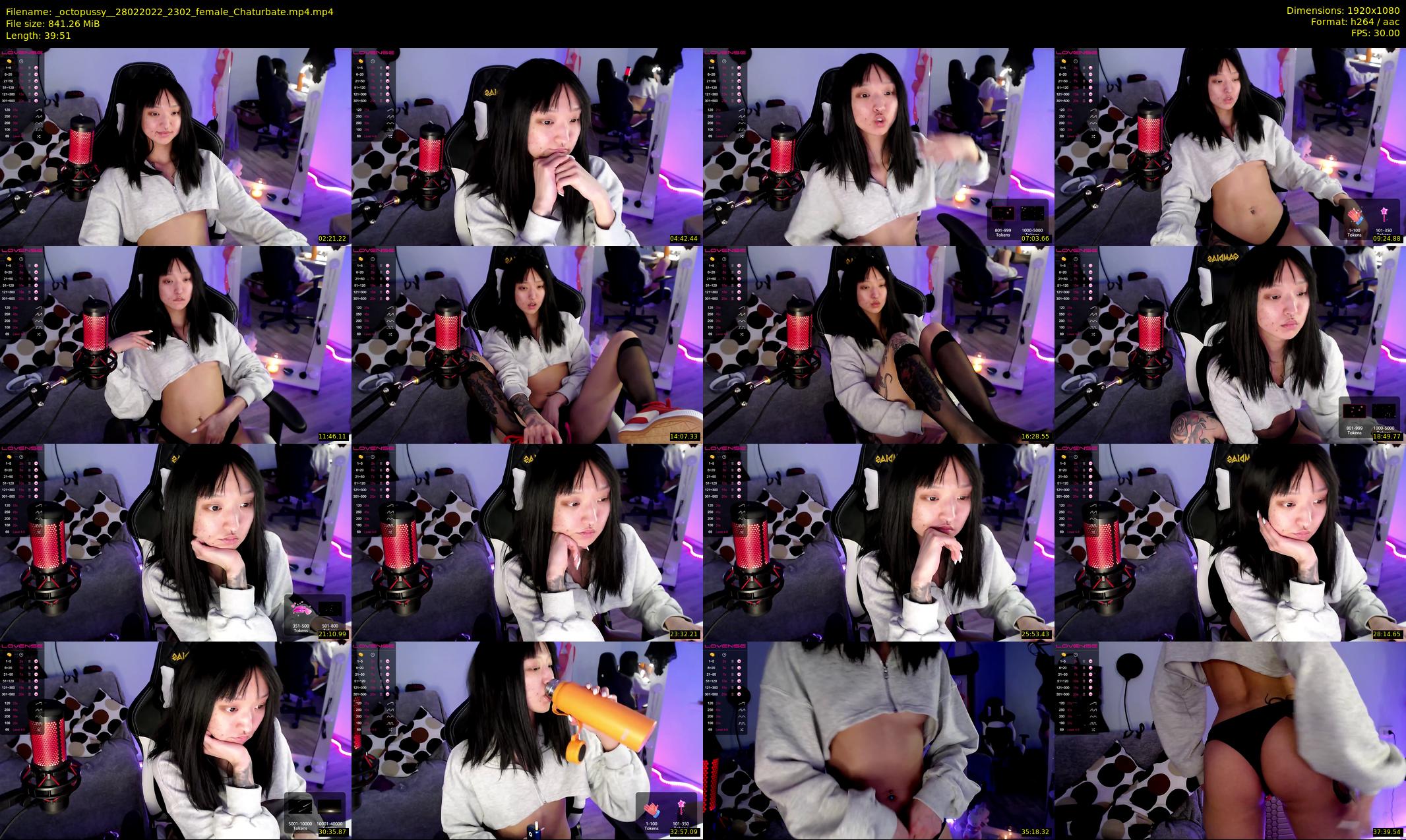 _octopussy_ — 40 minute Chaturbate female cam show recording, 1080p, Feb 28, 2022