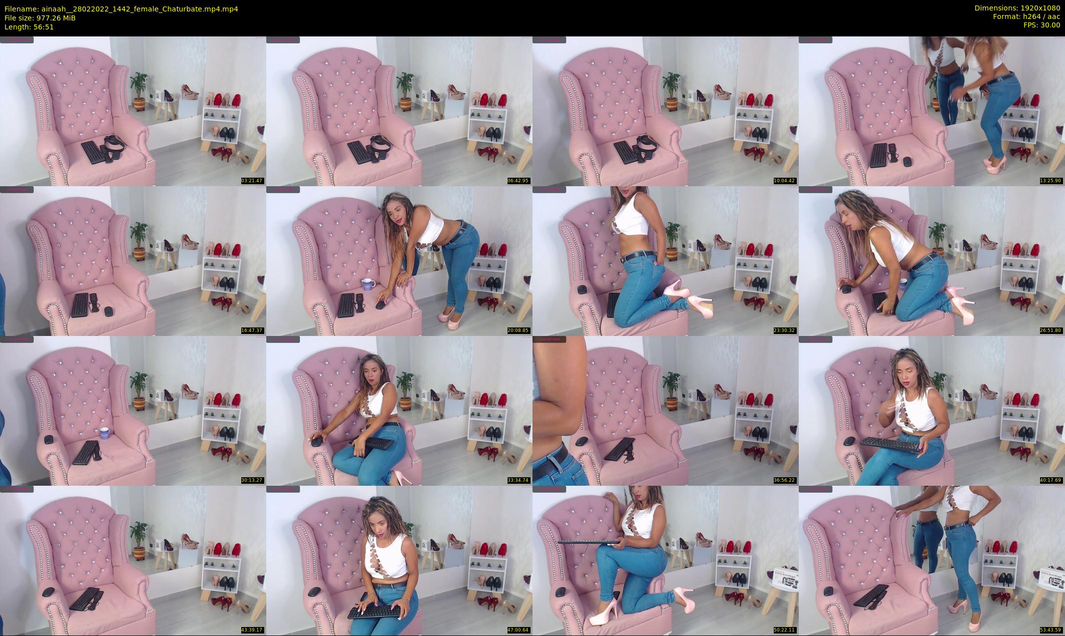 ainaah_ — 57 minute Chaturbate female cam show recording, 1080p, Feb 28, 2022