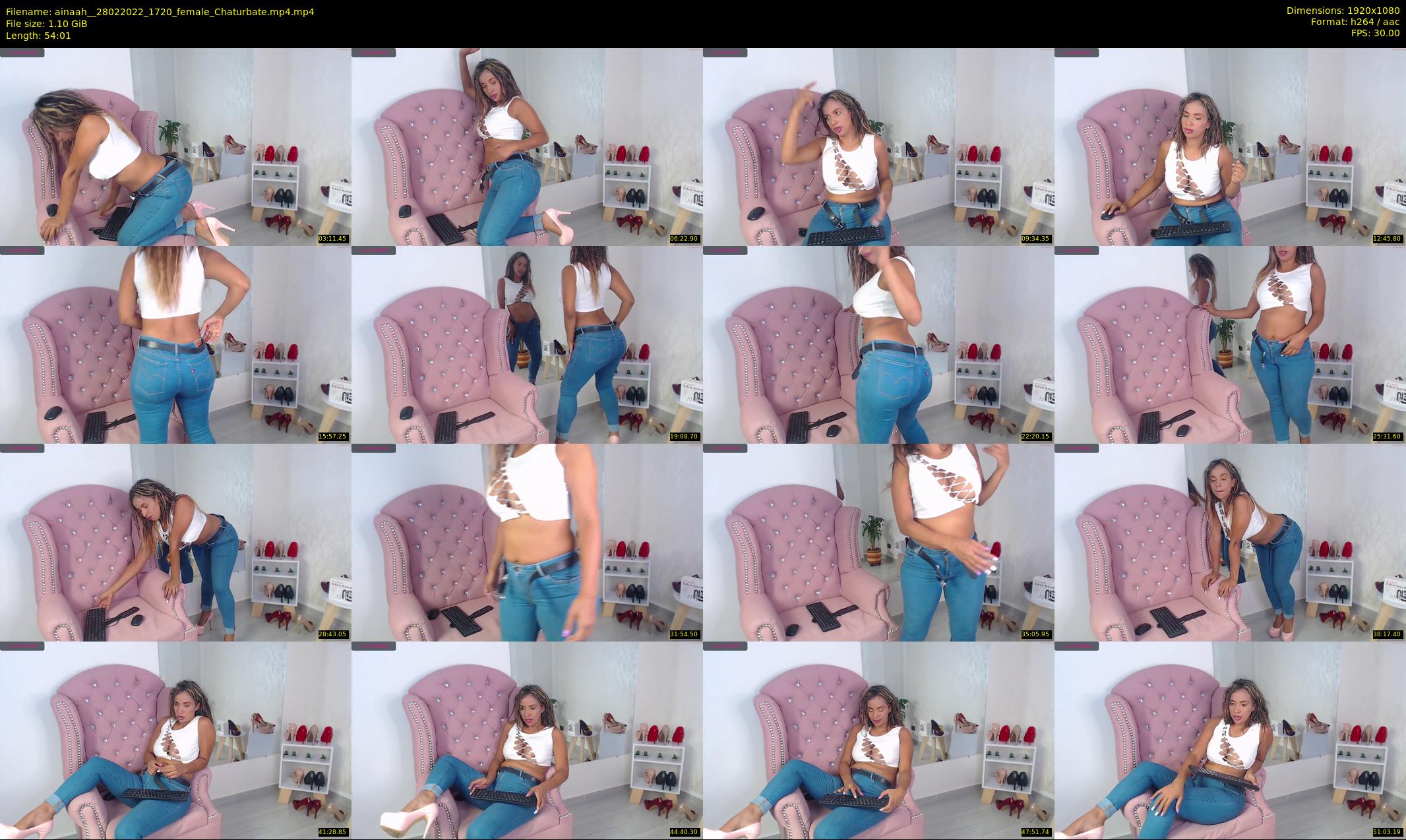 ainaah_ — 55 minute Chaturbate female cam show recording, 1080p, Feb 28, 2022