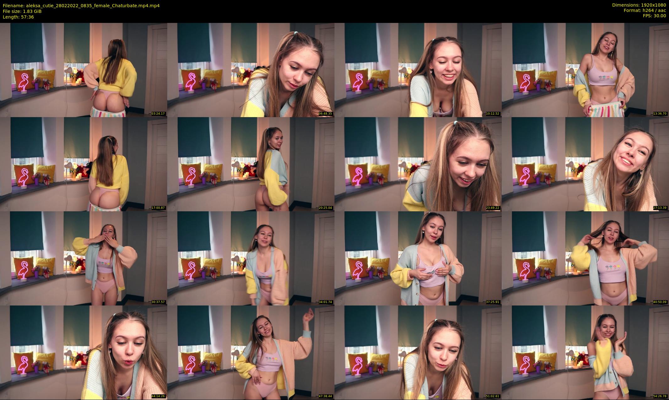aleksa_cutie — 58 minute Chaturbate female cam show recording, 1080p, Feb 28, 2022