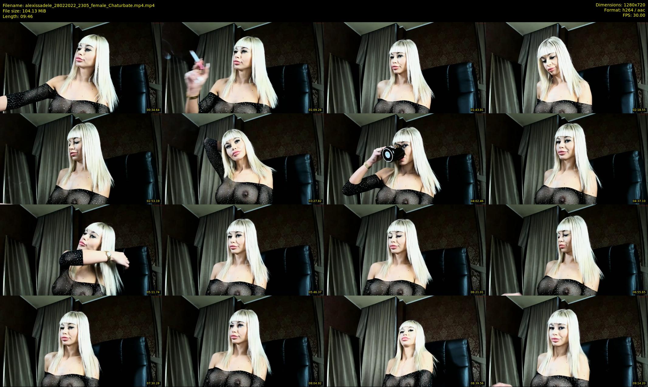 alexissadele — 10 minute Chaturbate female cam show recording, 720p, Feb 28, 2022