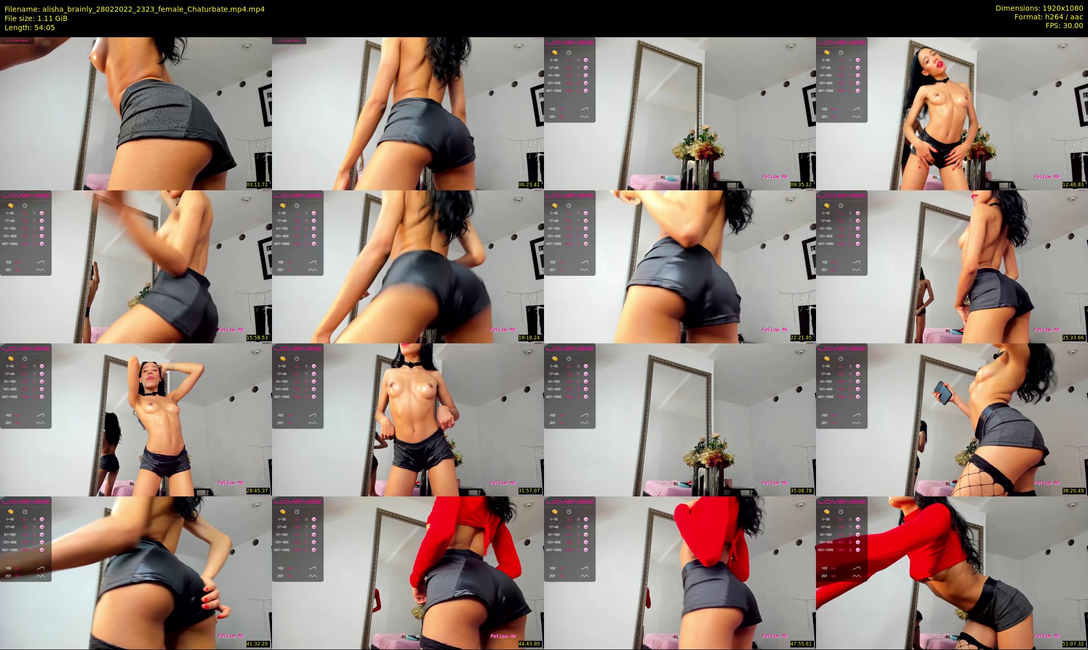 alisha_brainly — 55 minute Chaturbate female cam show recording, 1080p, Feb 28, 2022