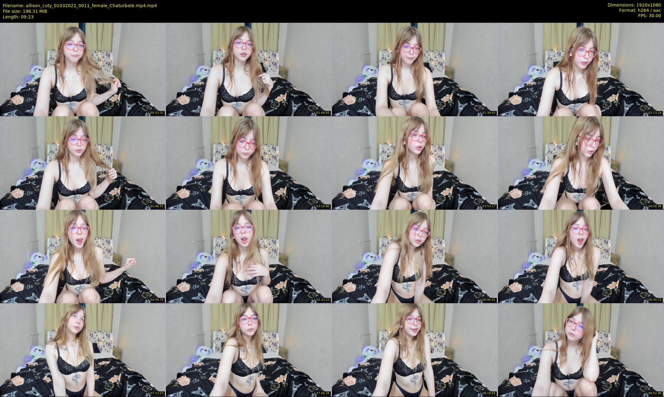 allison_cuty — 10 minute Chaturbate female cam show recording, 1080p, Mar 1, 2022