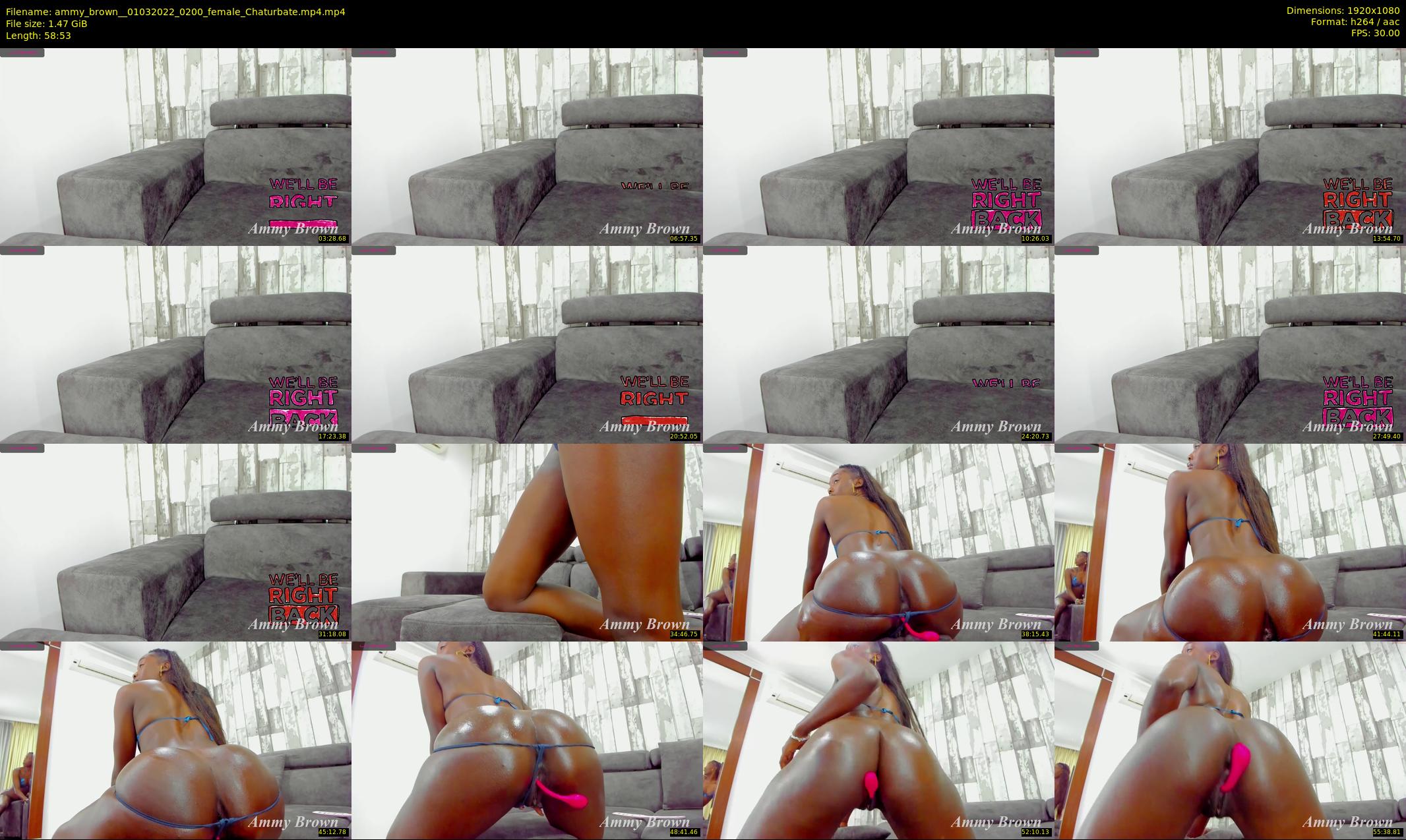 ammy_brown_ — 59 minute Chaturbate female cam show recording, 1080p, Mar 1, 2022