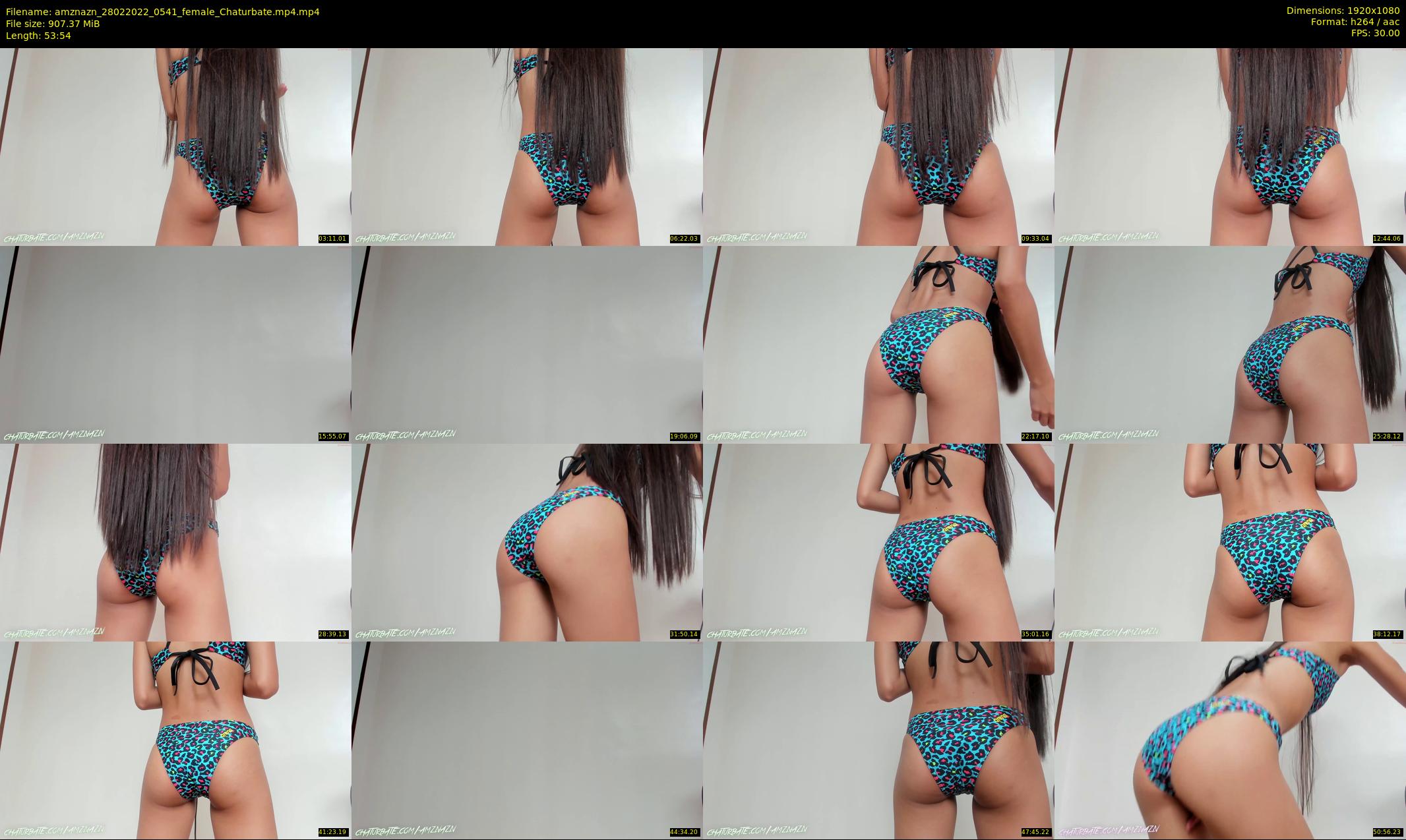 amznazn — 54 minute Chaturbate female cam show recording, 1080p, Feb 28, 2022