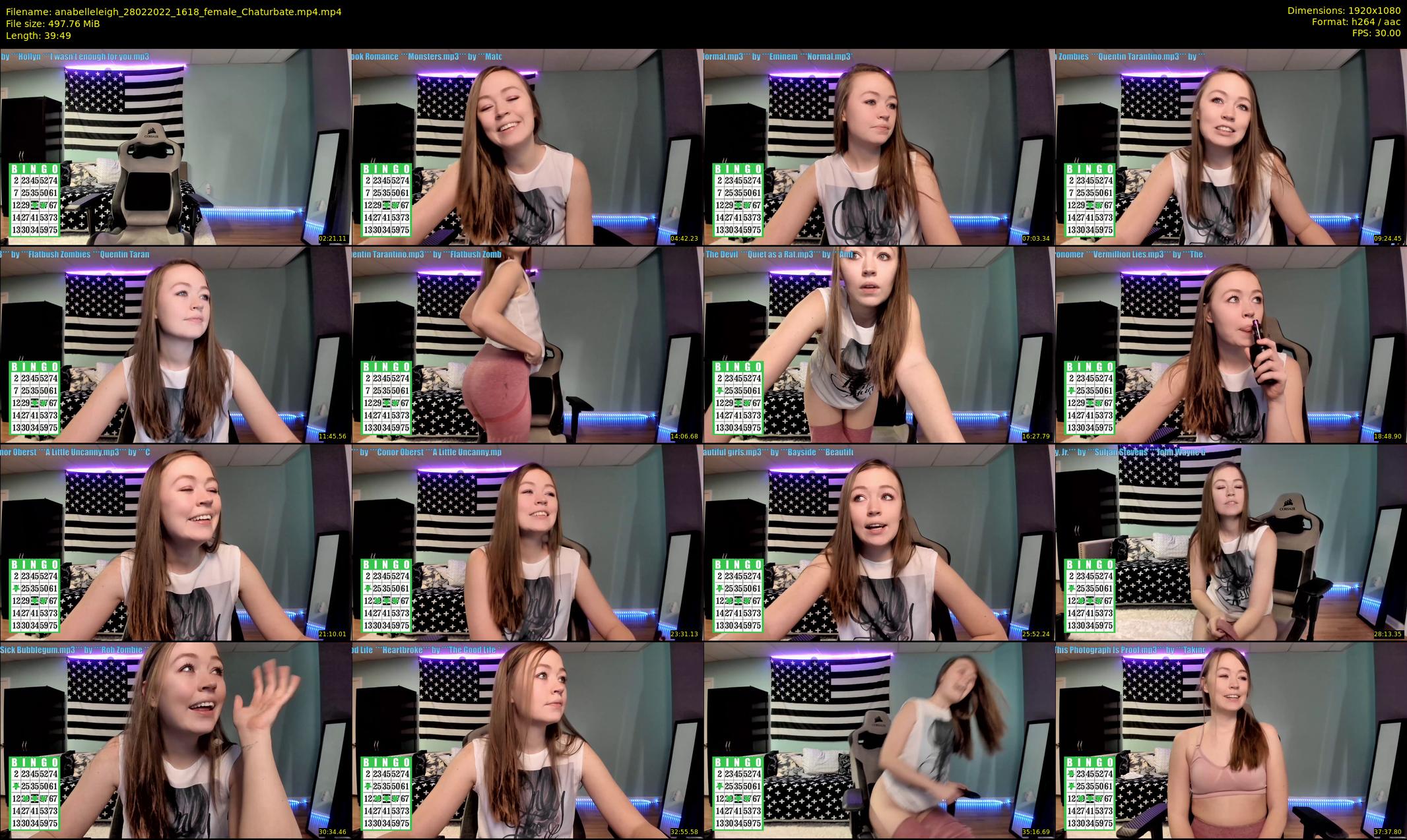 anabelleleigh — 40 minute Chaturbate female cam show recording, 1080p, Feb 28, 2022