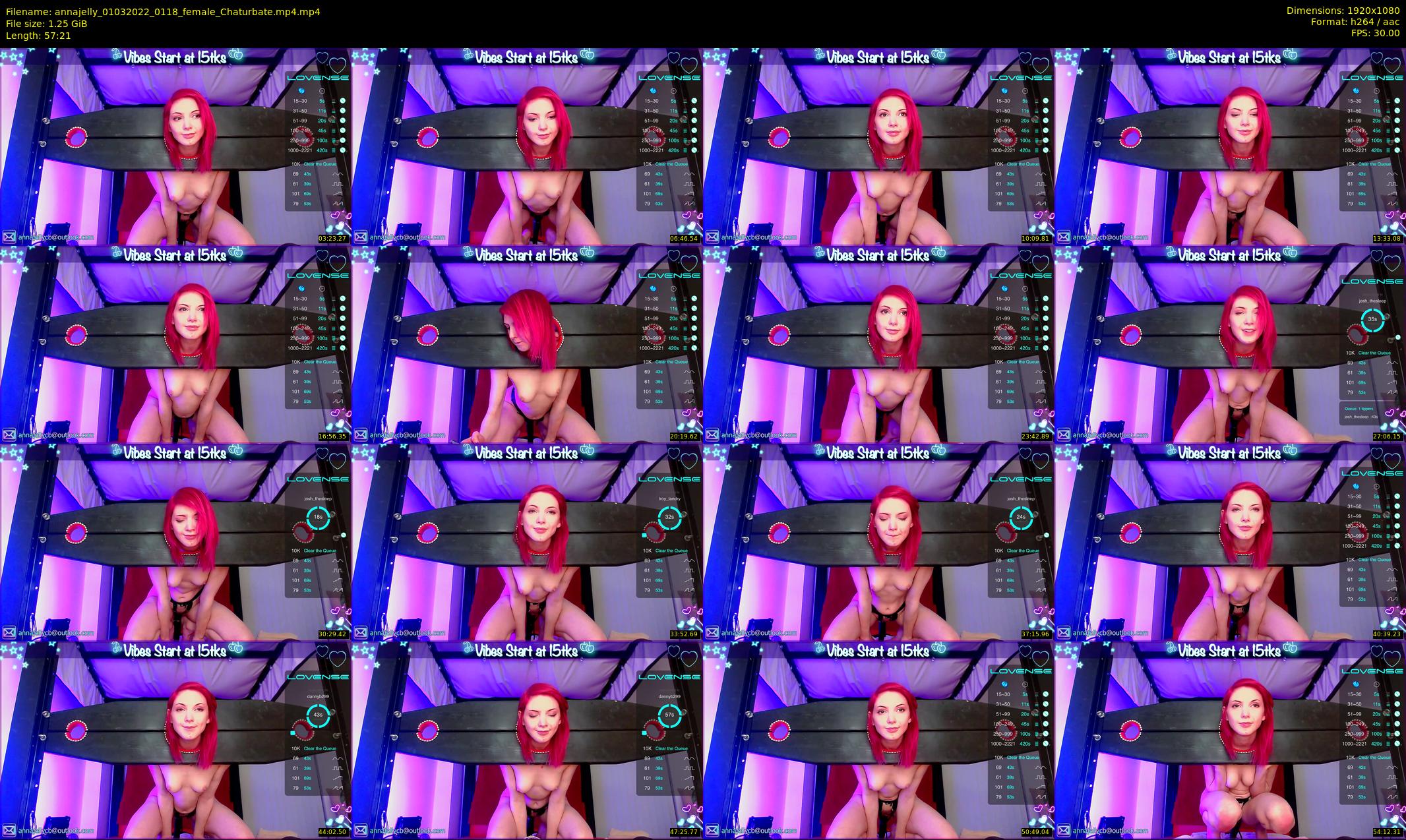 annajelly — 58 minute Chaturbate couple cam show recording, 1080p, Mar 1, 2022