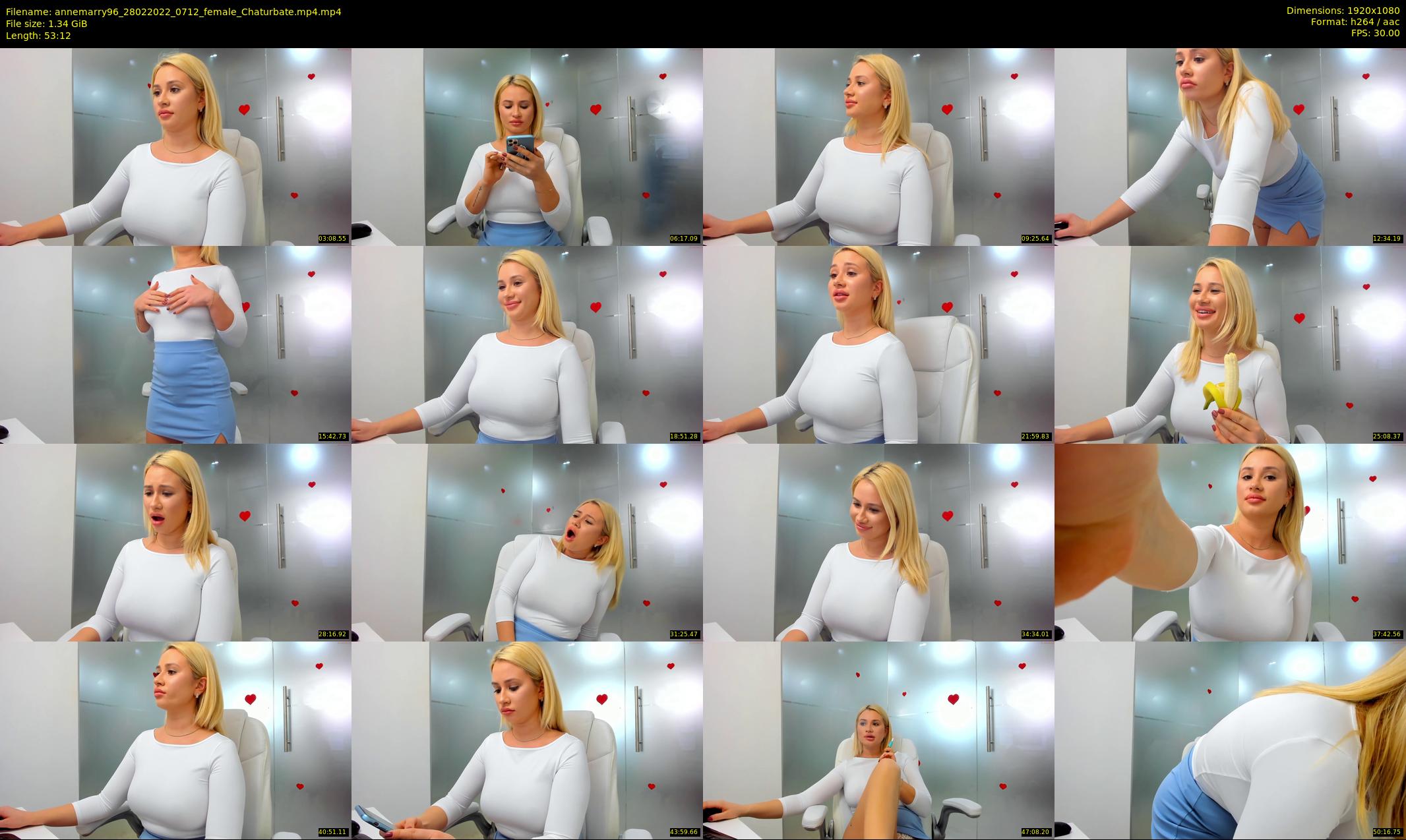 annemarry96 — 54 minute Chaturbate female cam show recording, 1080p, Feb 28, 2022