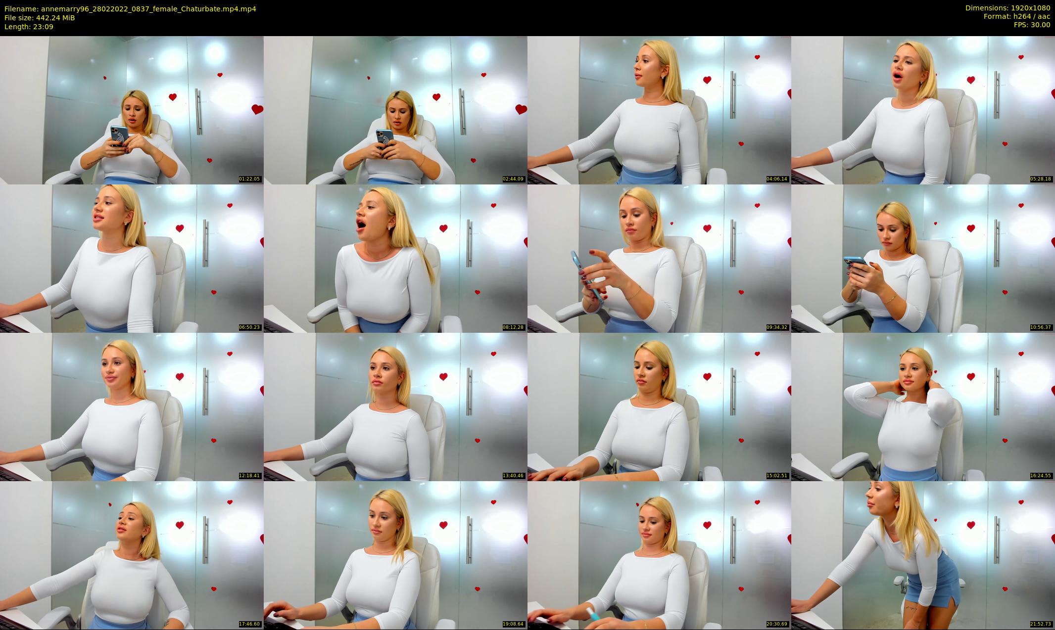 annemarry96 — 24 minute Chaturbate female cam show recording, 1080p, Feb 28, 2022