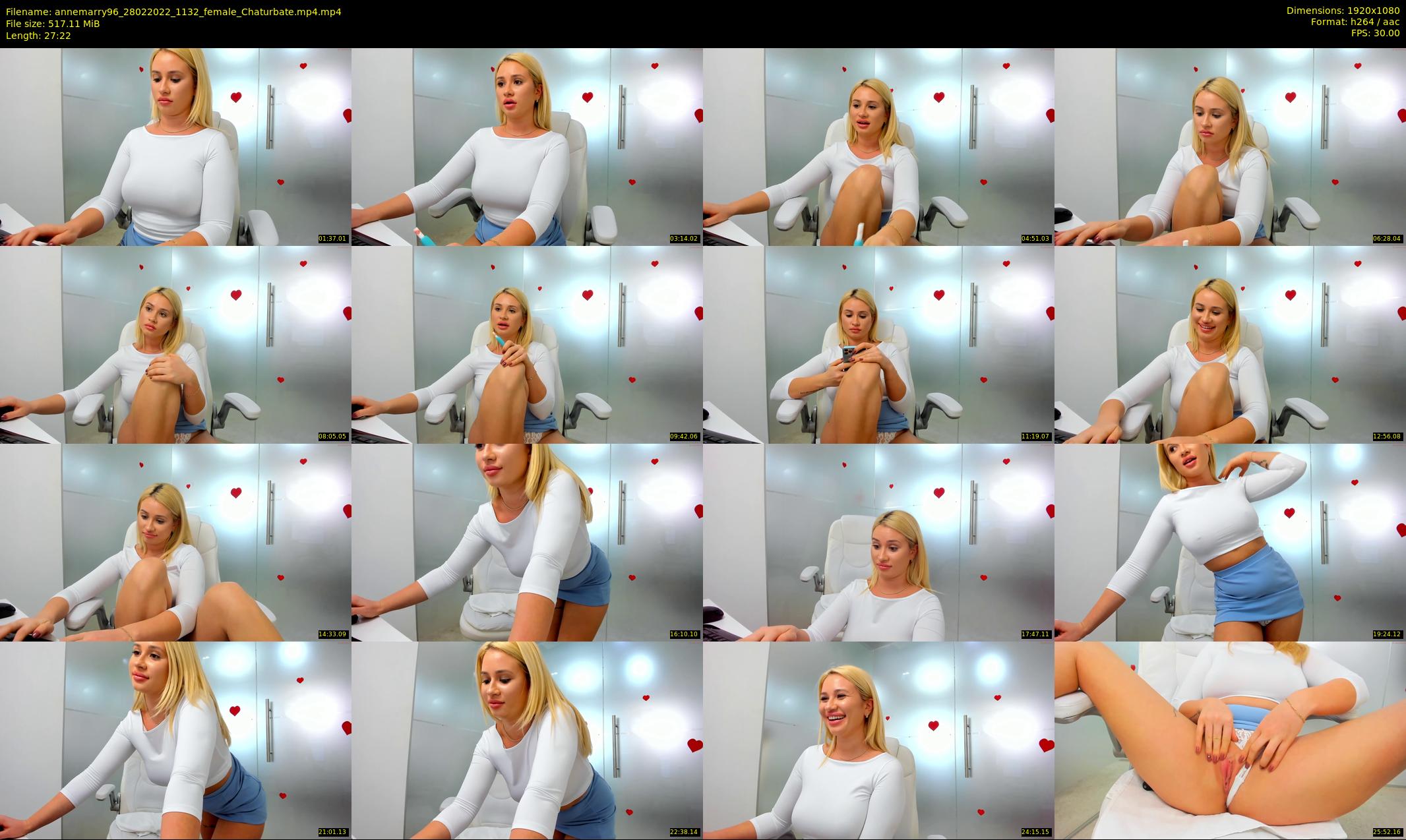 annemarry96 — 28 minute Chaturbate female cam show recording, 1080p, Feb 28, 2022