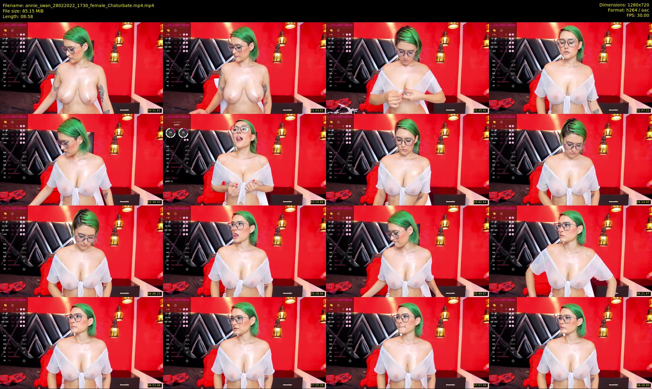 annie_swan — 9 minute Chaturbate female cam show recording, 720p, Feb 28, 2022