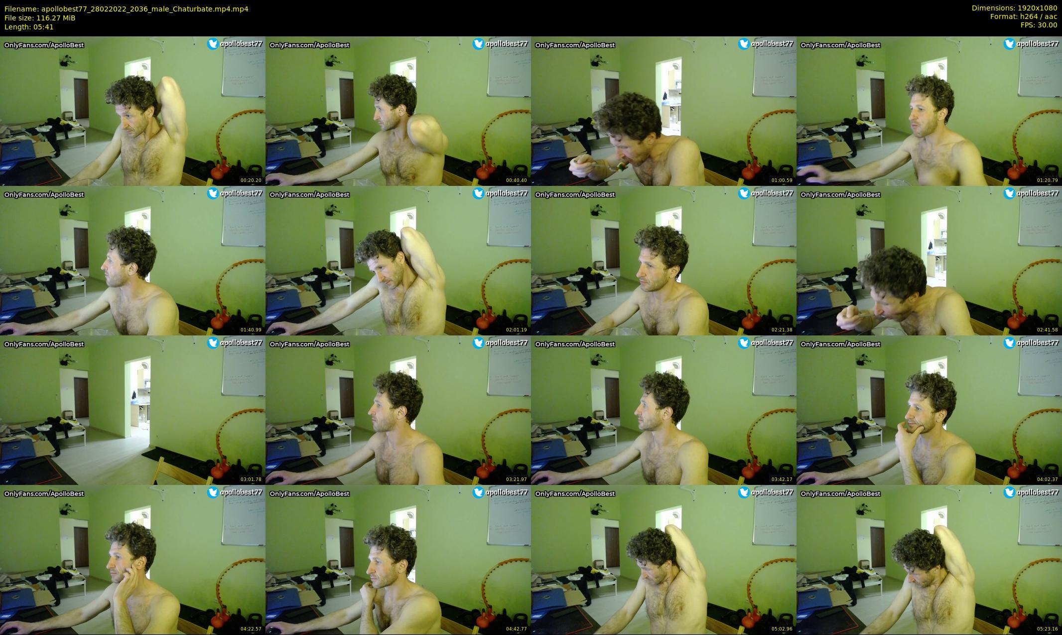 apollobest77 — 6 minute Chaturbate male cam show recording, 1080p, Feb 28, 2022