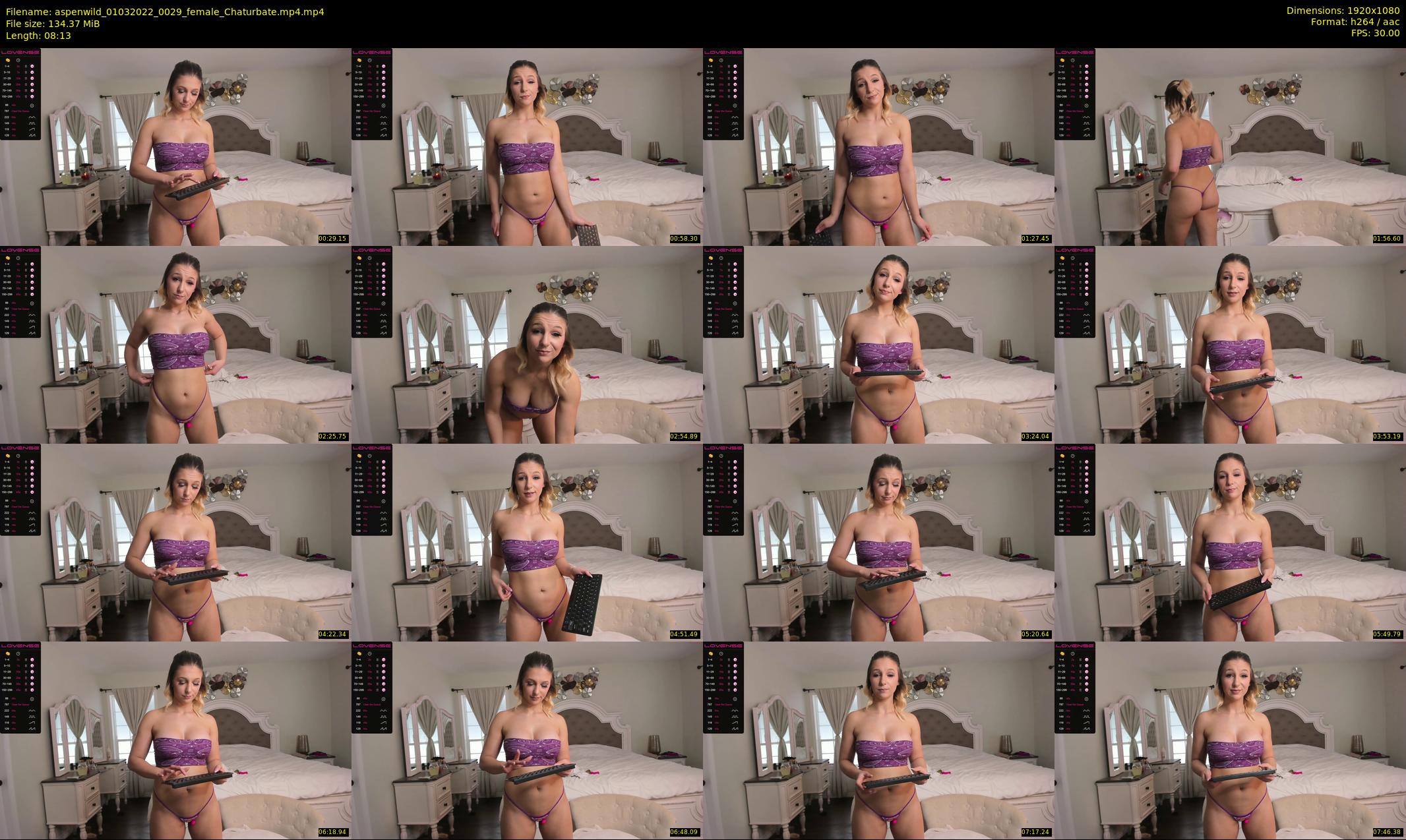 aspenwild — 9 minute Chaturbate female cam show recording, 1080p, Mar 1, 2022