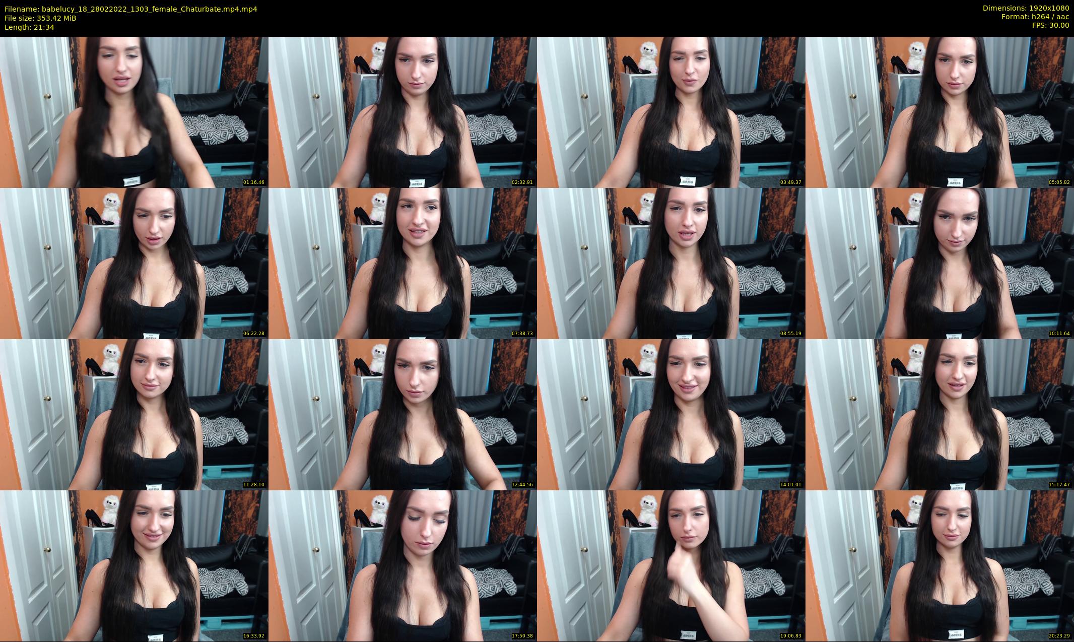 babelucy_18 — 22 minute Chaturbate female cam show recording, 1080p, Feb 28, 2022