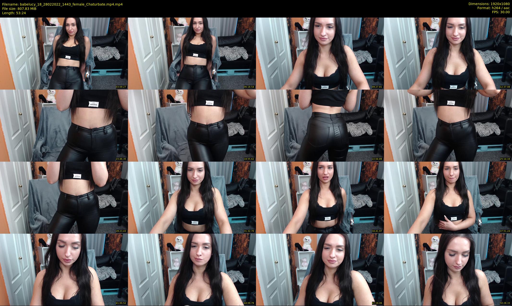 babelucy_18 — 54 minute Chaturbate female cam show recording, 1080p, Feb 28, 2022