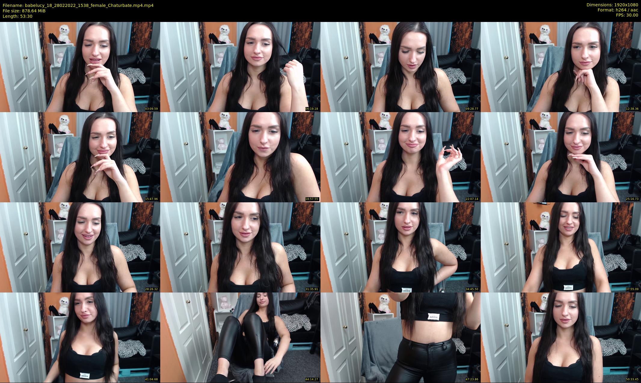babelucy_18 — 54 minute Chaturbate female cam show recording, 1080p, Feb 28, 2022