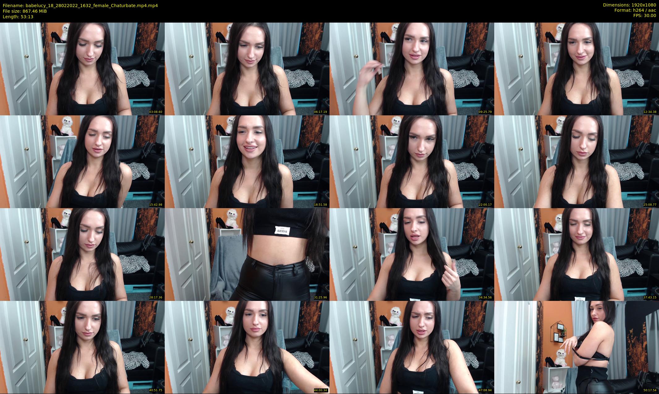 babelucy_18 — 54 minute Chaturbate female cam show recording, 1080p, Feb 28, 2022