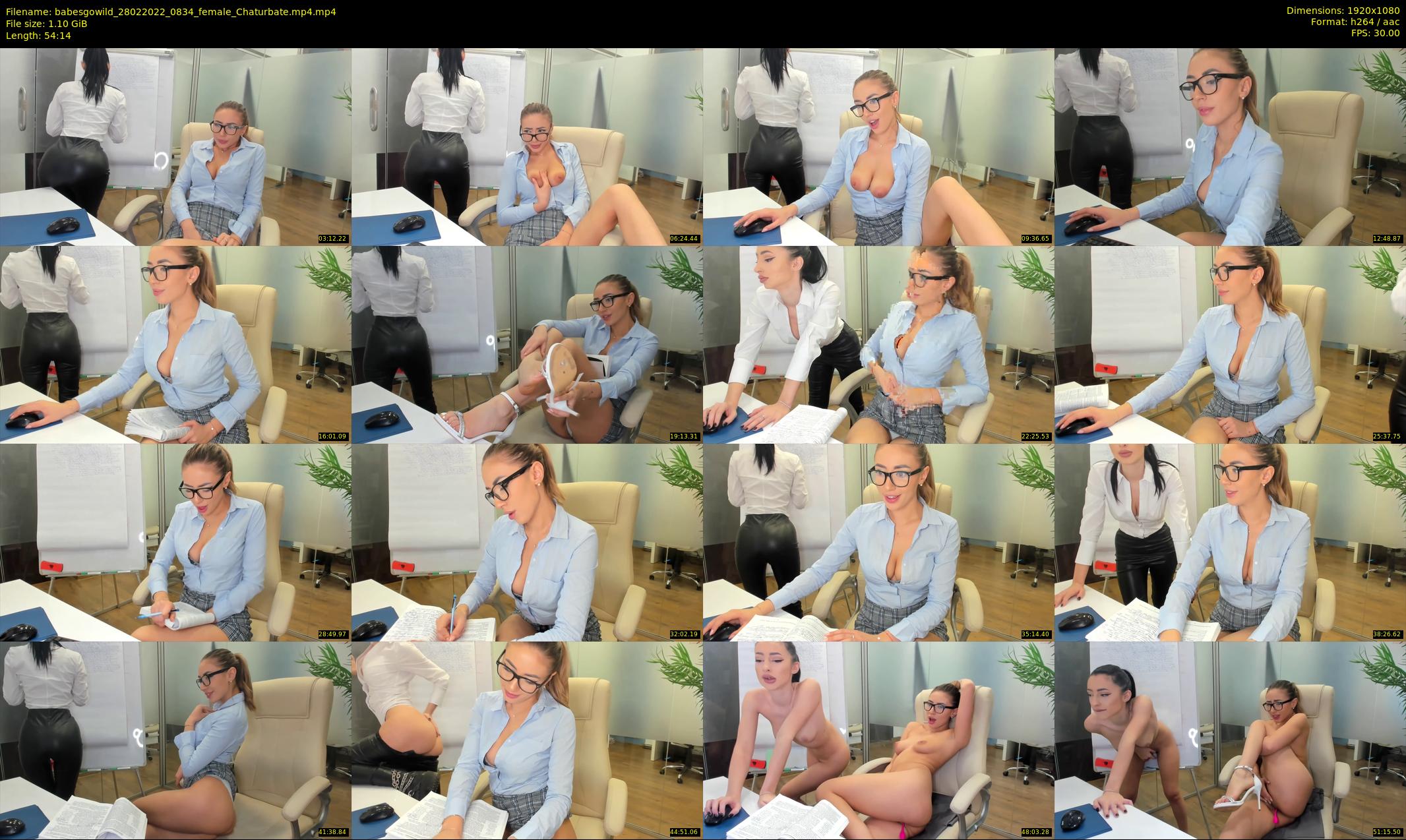 babesgowild — 55 minute Chaturbate couple cam show recording, 1080p, Feb 28, 2022