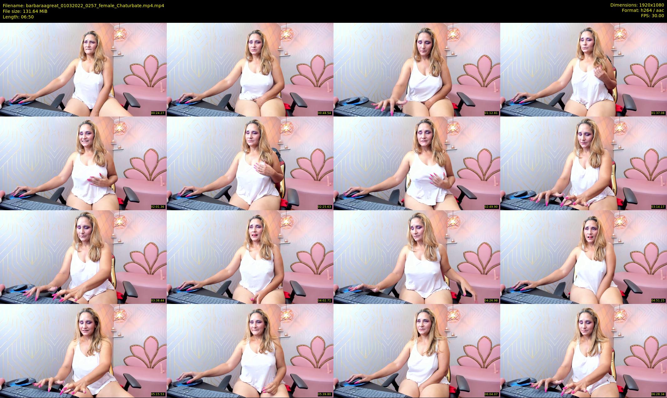 barbaraagreat — 7 minute Chaturbate female cam show recording, 1080p, Mar 1, 2022