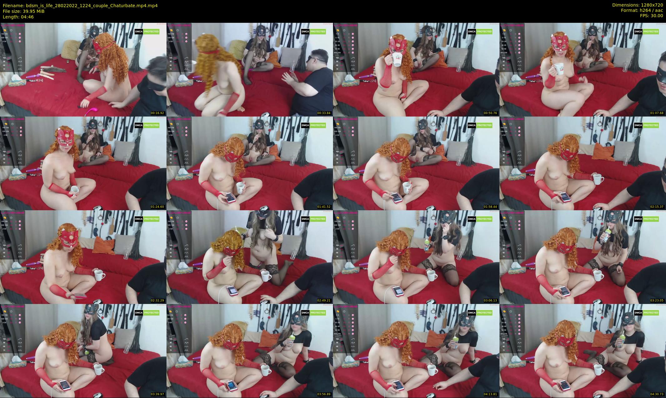 bdsm_is_life — 5 minute Chaturbate couple cam show recording, 720p, Feb 28, 2022