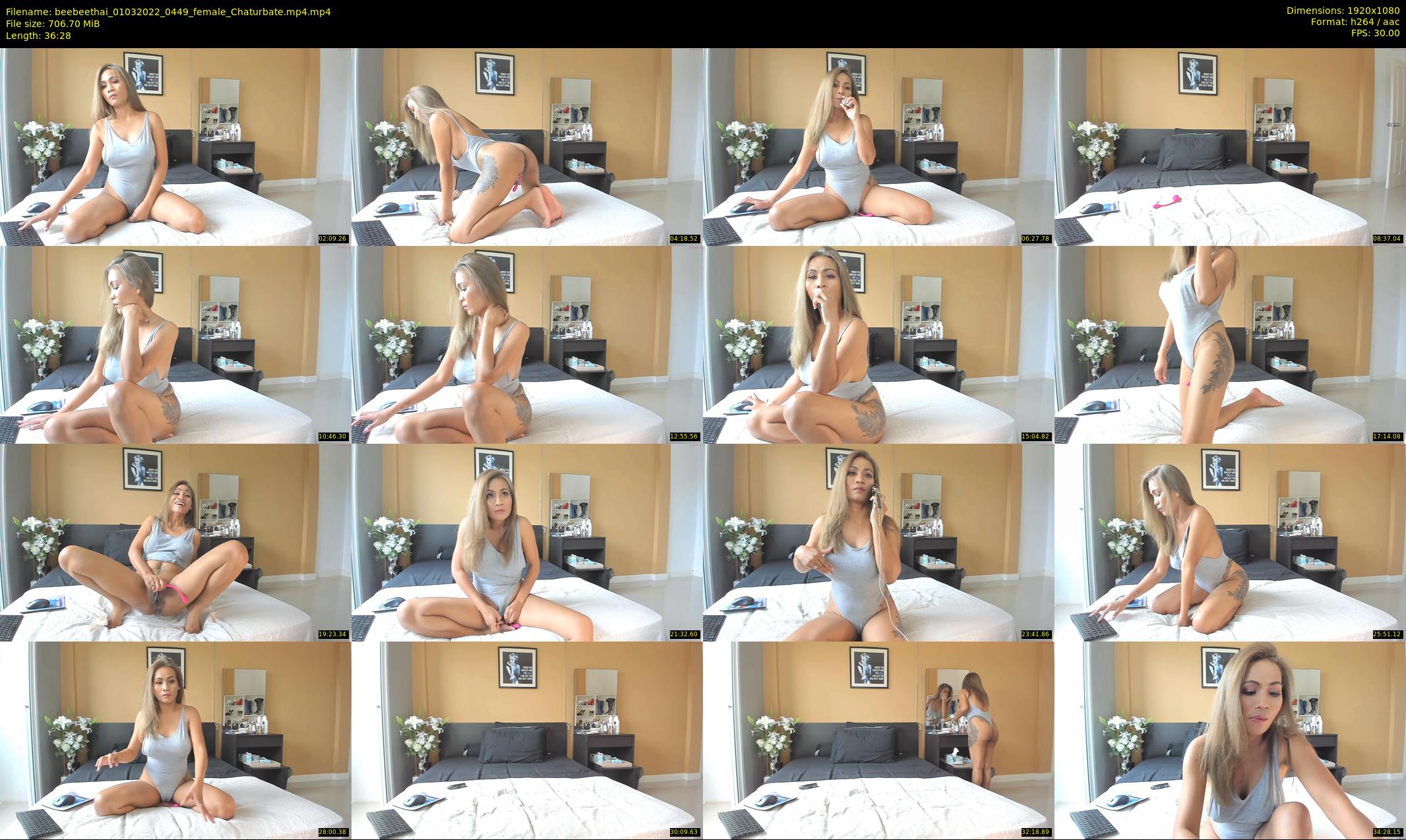 beebeethai — 37 minute Chaturbate female cam show recording, 1080p, Mar 1, 2022