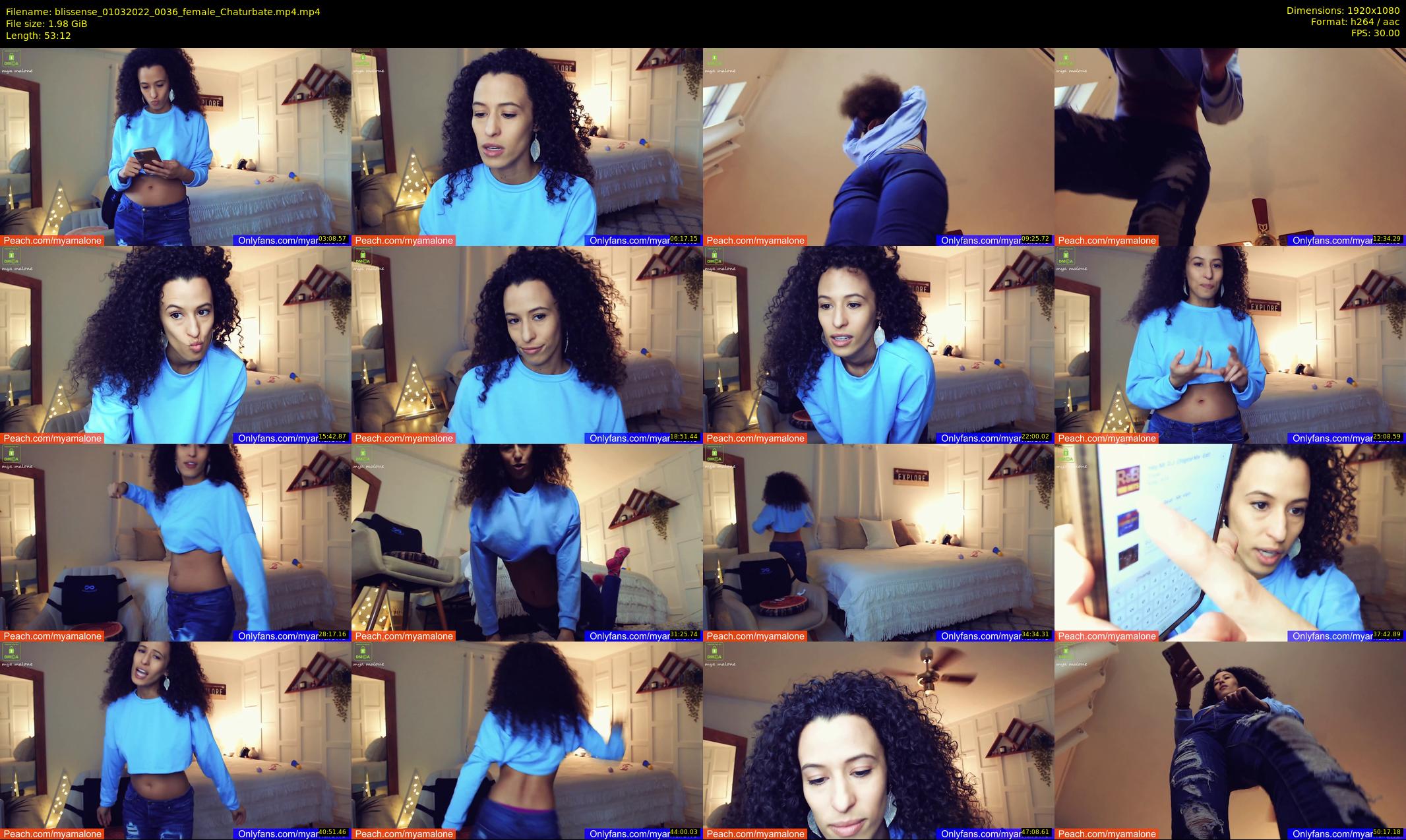 blissense — 54 minute Chaturbate female cam show recording, 1080p, Mar 1, 2022