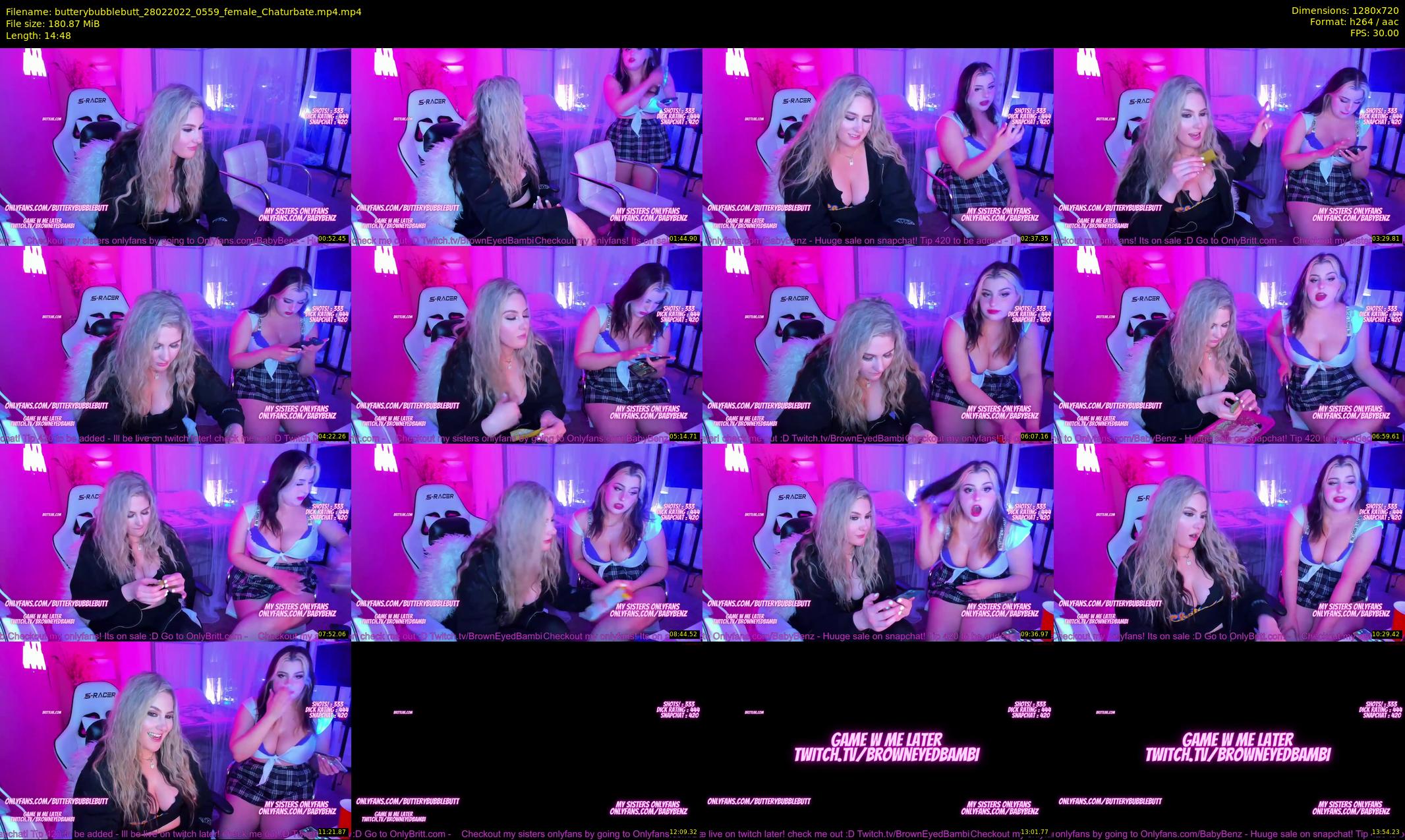 butterybubblebutt — 15 minute Chaturbate couple cam show recording, 720p, Feb 28, 2022