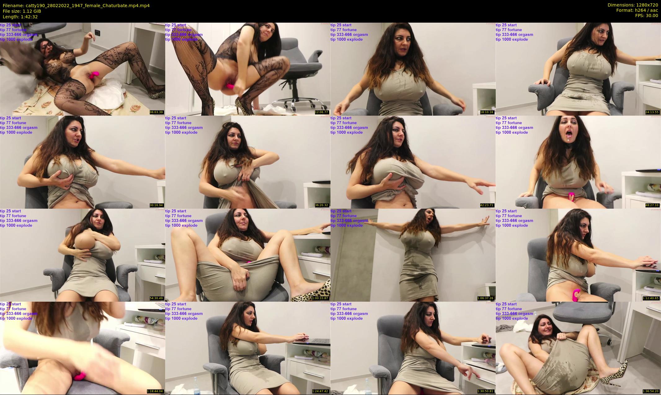 catty190 — 103 minute Chaturbate female cam show recording, 720p, Feb 28, 2022