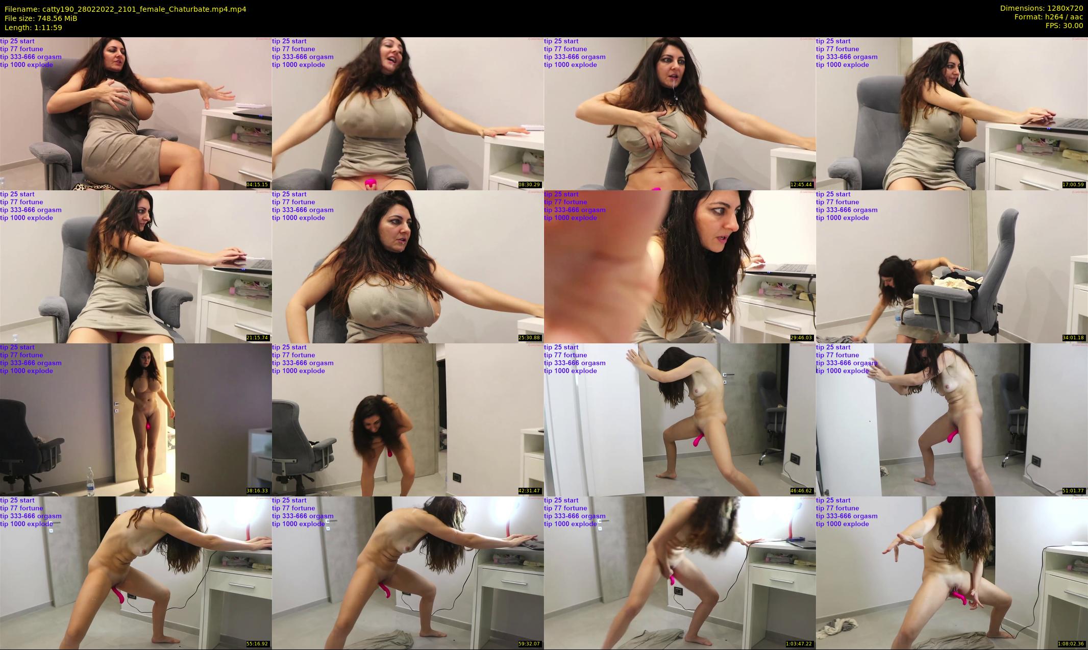 catty190 — 72 minute Chaturbate female cam show recording, 720p, Feb 28, 2022