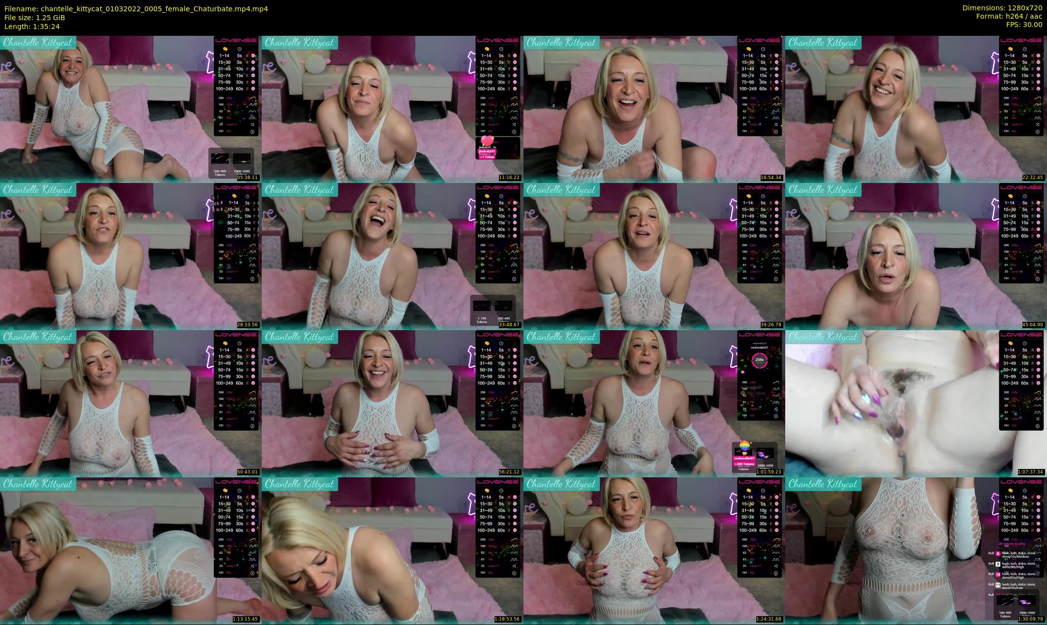 chantelle_kittycat — 96 minute Chaturbate female cam show recording, 720p, Mar 1, 2022