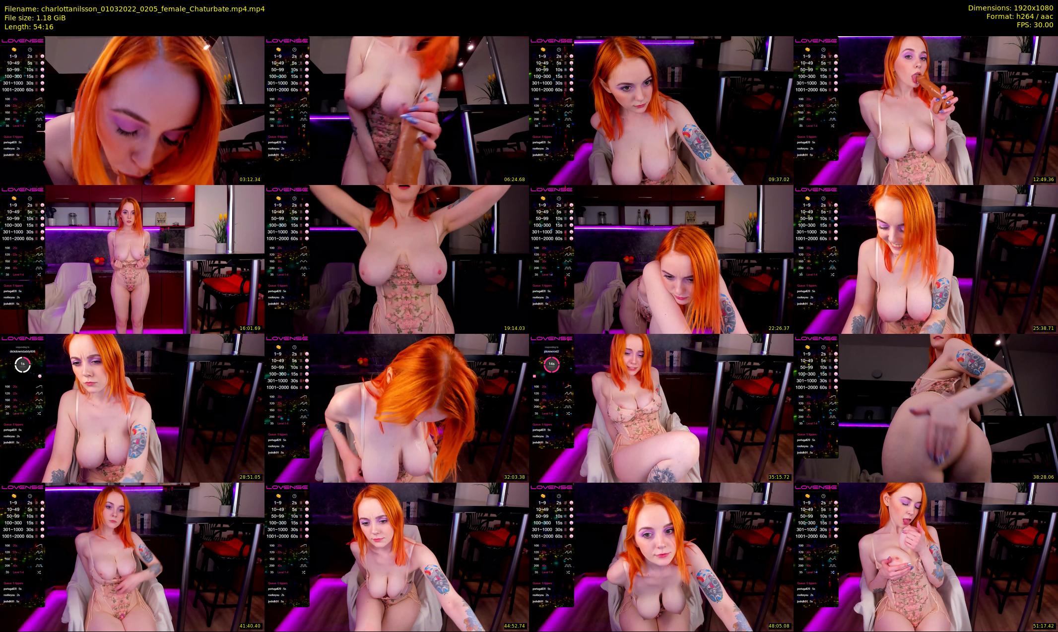 charlottanilsson — 55 minute Chaturbate female cam show recording, 1080p, Mar 1, 2022