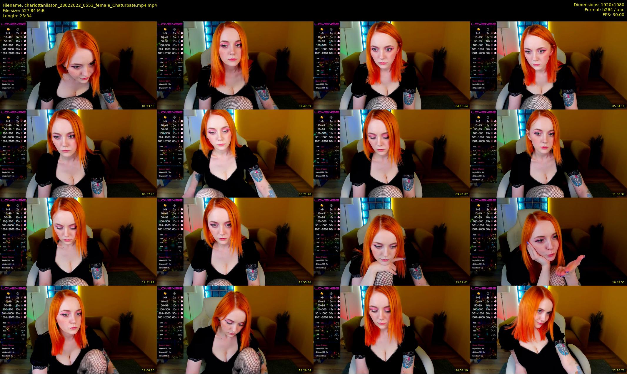 charlottanilsson — 24 minute Chaturbate female cam show recording, 1080p, Feb 28, 2022