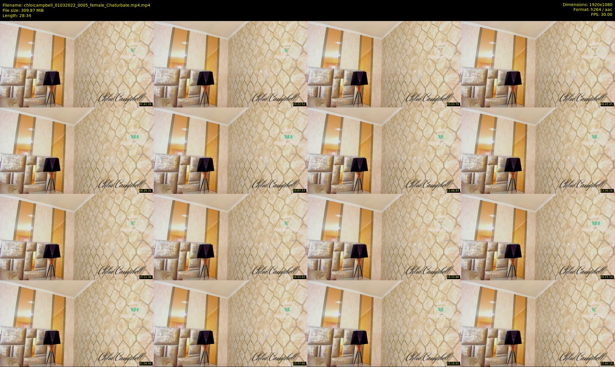 chloicampbell — 29 minute Chaturbate female cam show recording, 1080p, Mar 1, 2022