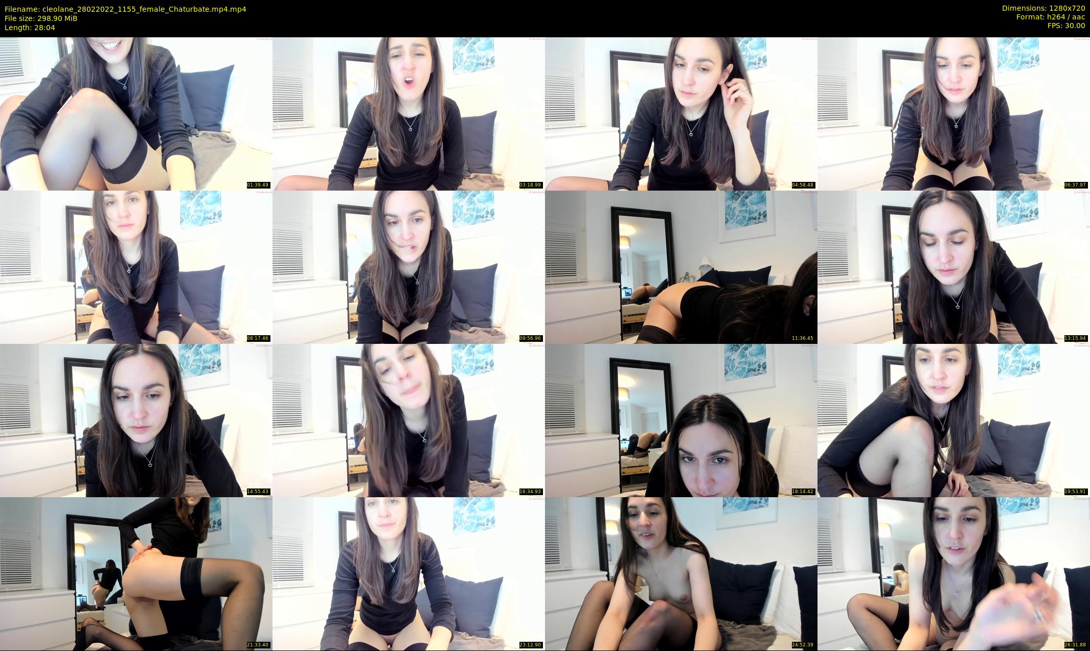 cleolane — 29 minute Chaturbate female cam show recording, 720p, Feb 28, 2022