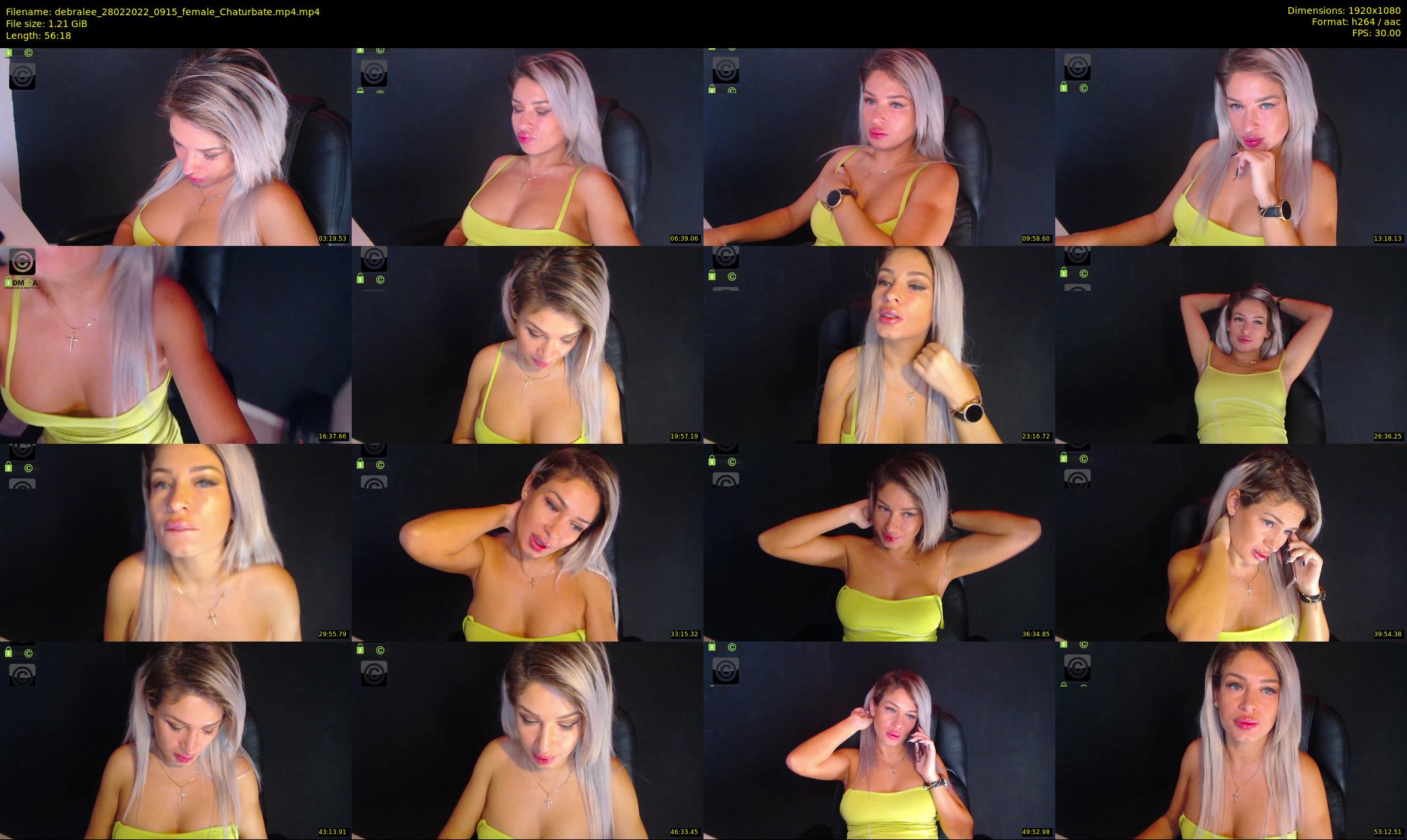 debralee — 57 minute Chaturbate female cam show recording, 1080p, Feb 28, 2022