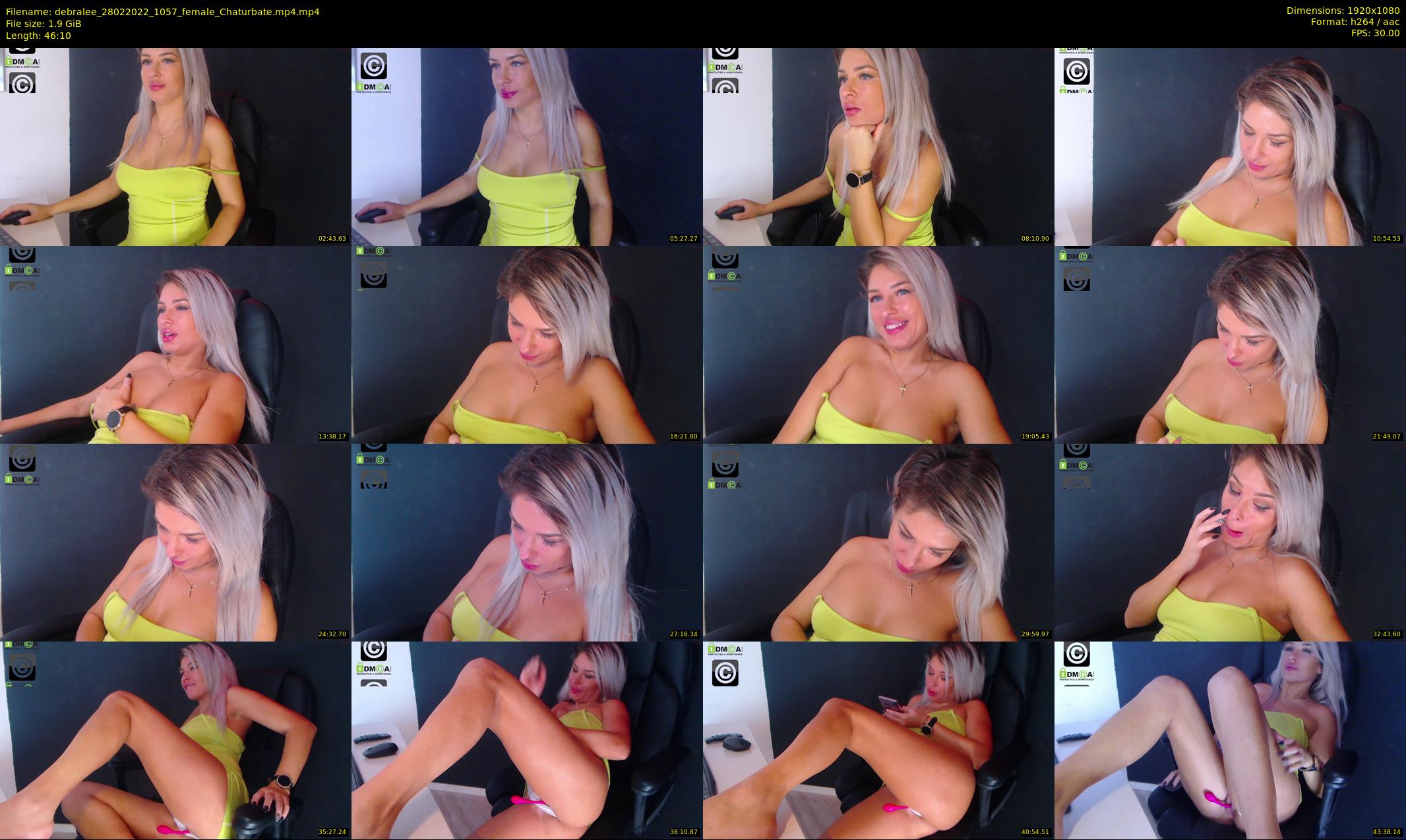 debralee — 47 minute Chaturbate female cam show recording, 1080p, Feb 28, 2022