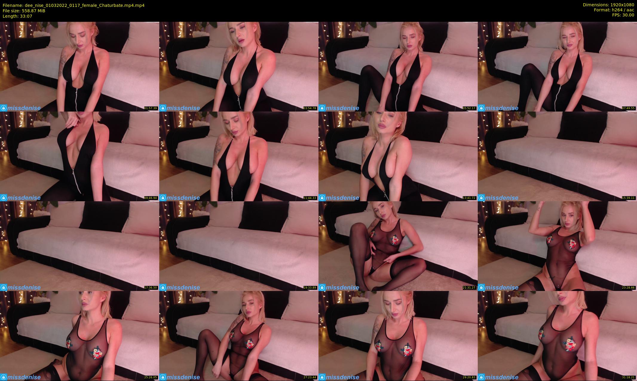 dee_nise — 34 minute Chaturbate female cam show recording, 1080p, Mar 1, 2022