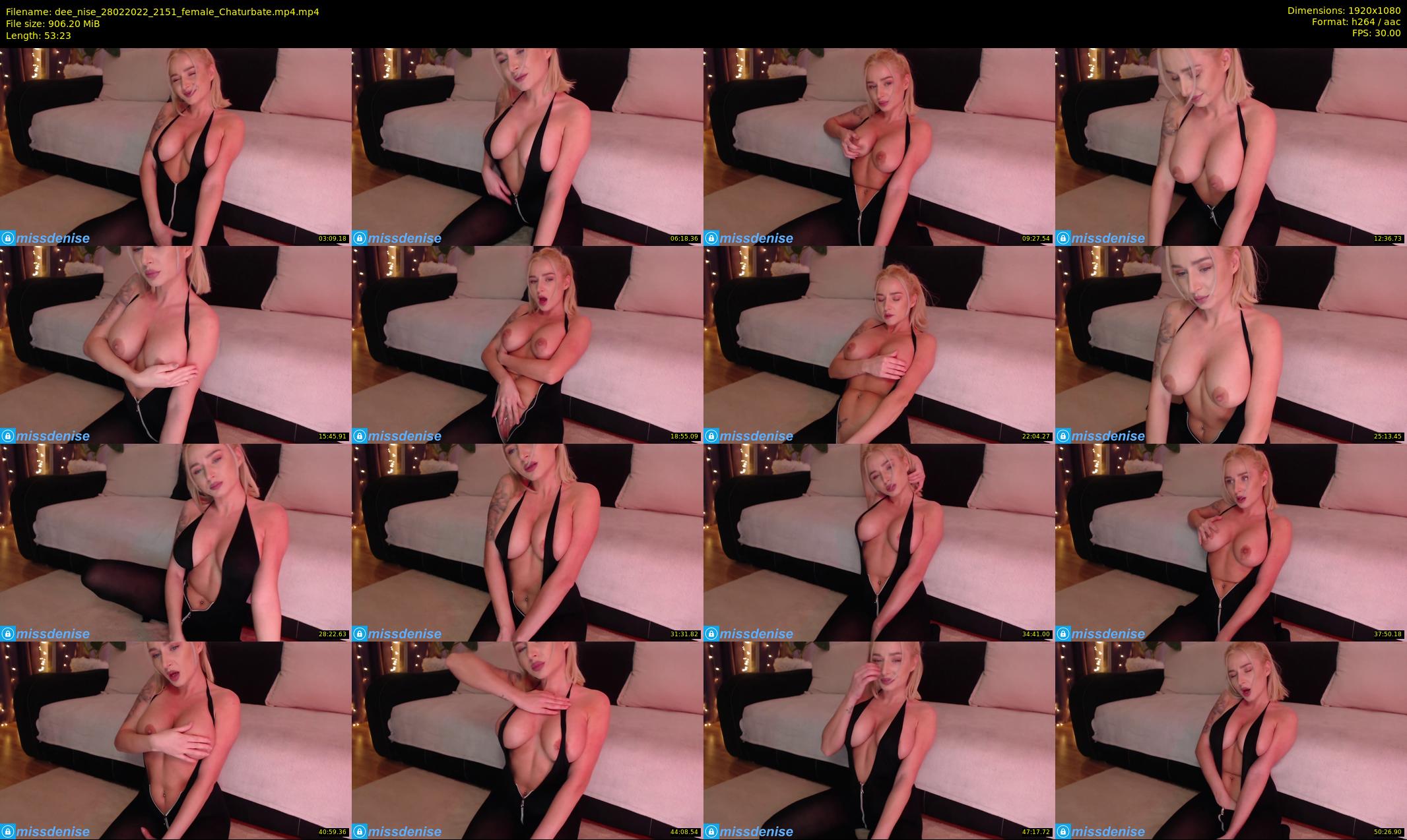 dee_nise — 54 minute Chaturbate female cam show recording, 1080p, Feb 28, 2022