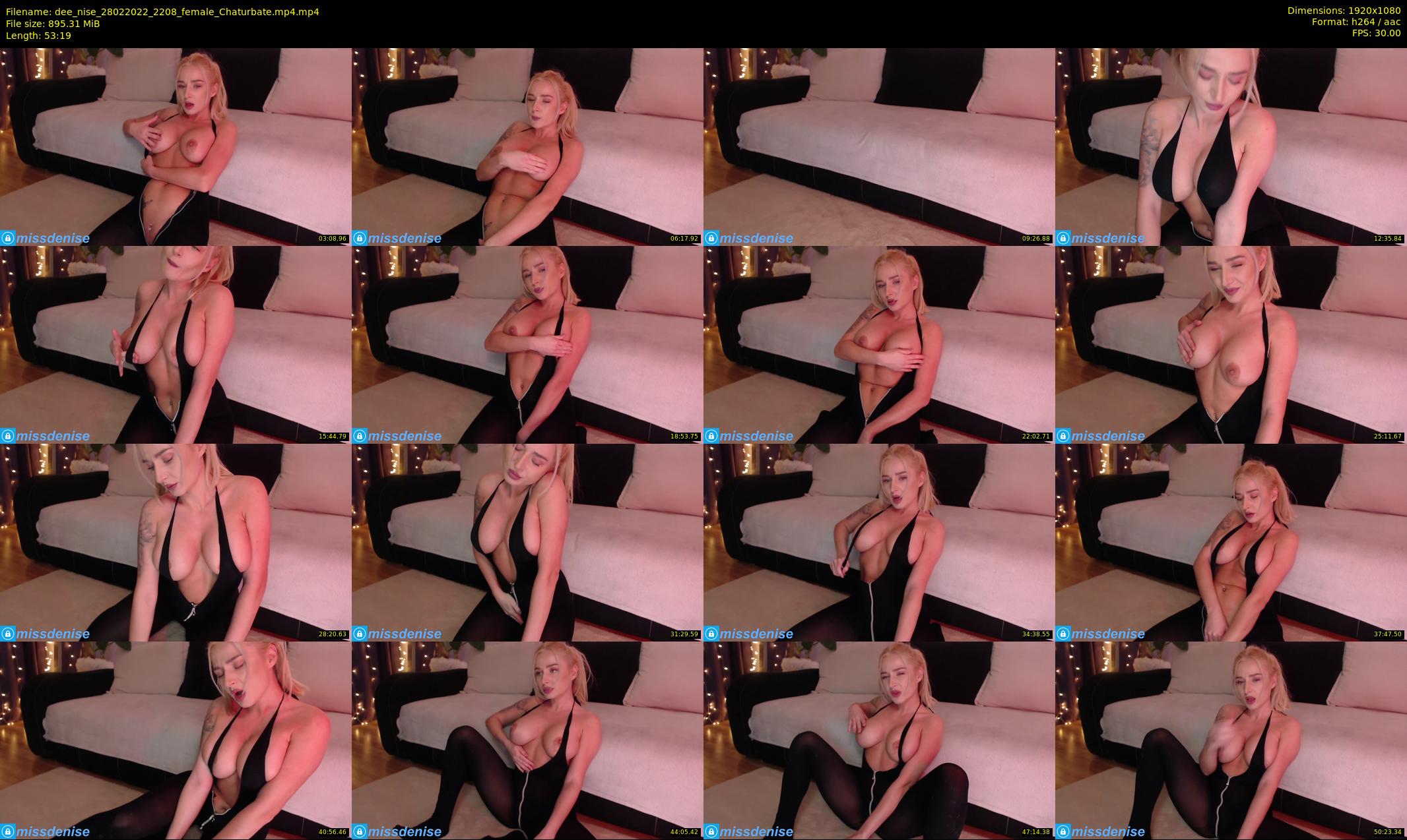 dee_nise — 54 minute Chaturbate female cam show recording, 1080p, Feb 28, 2022