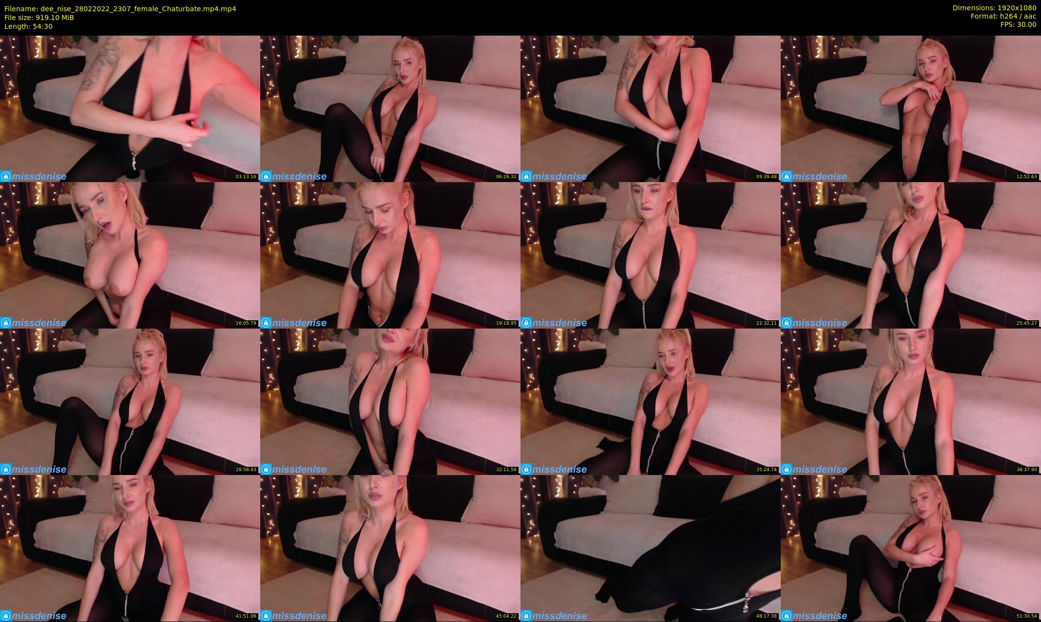 dee_nise — 55 minute Chaturbate female cam show recording, 1080p, Feb 28, 2022